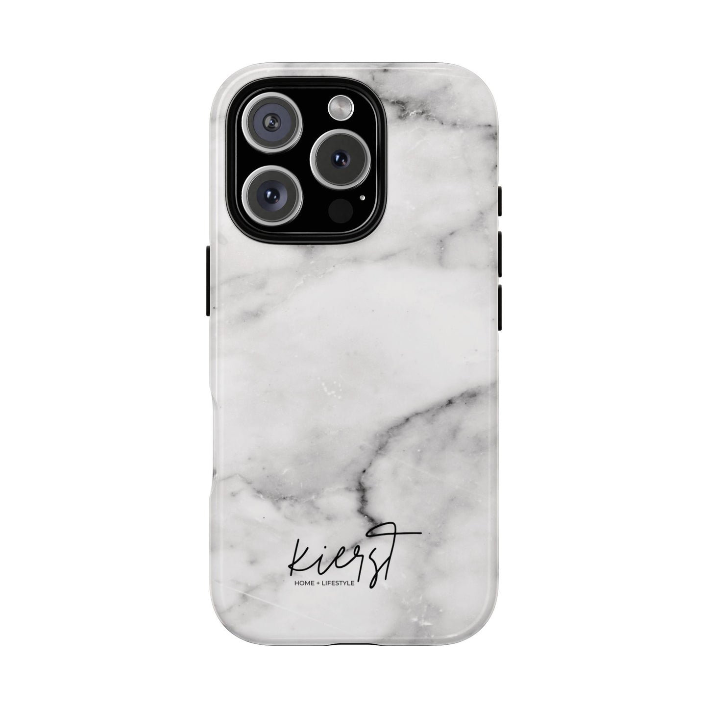 Lived-In White and Grey Marble iPhone Case | Curated Calm, Captured in Marble