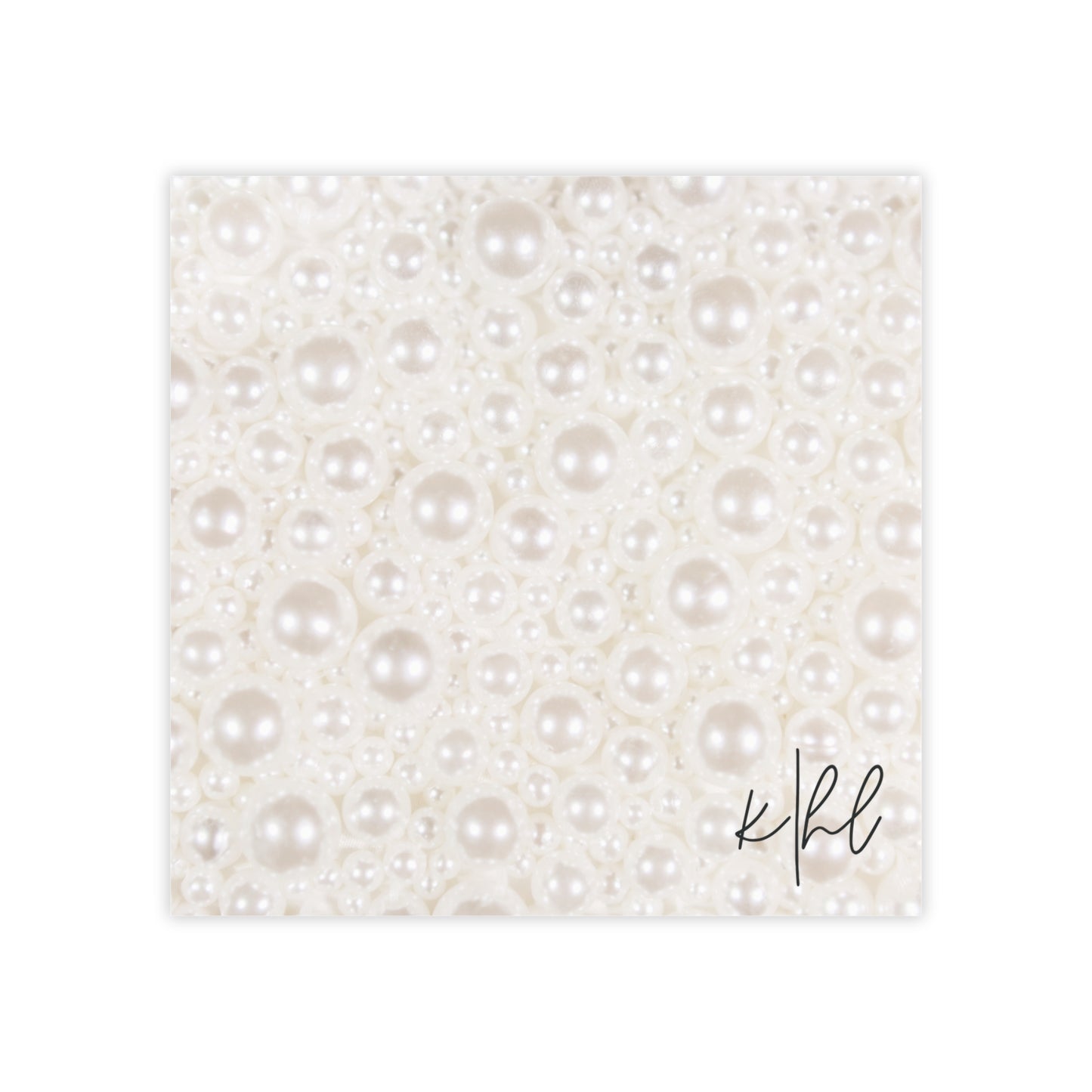 Various Pearls Post-it® Note Pad | Soft Ivory Sticky Notes with a Glamorous Luxe Touch