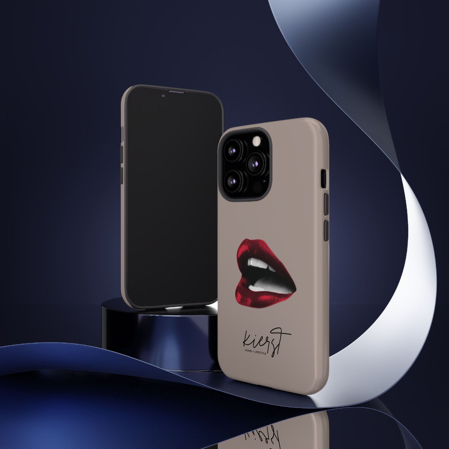 Retro Red Lips iPhone Case | Pop Art Meets Polished