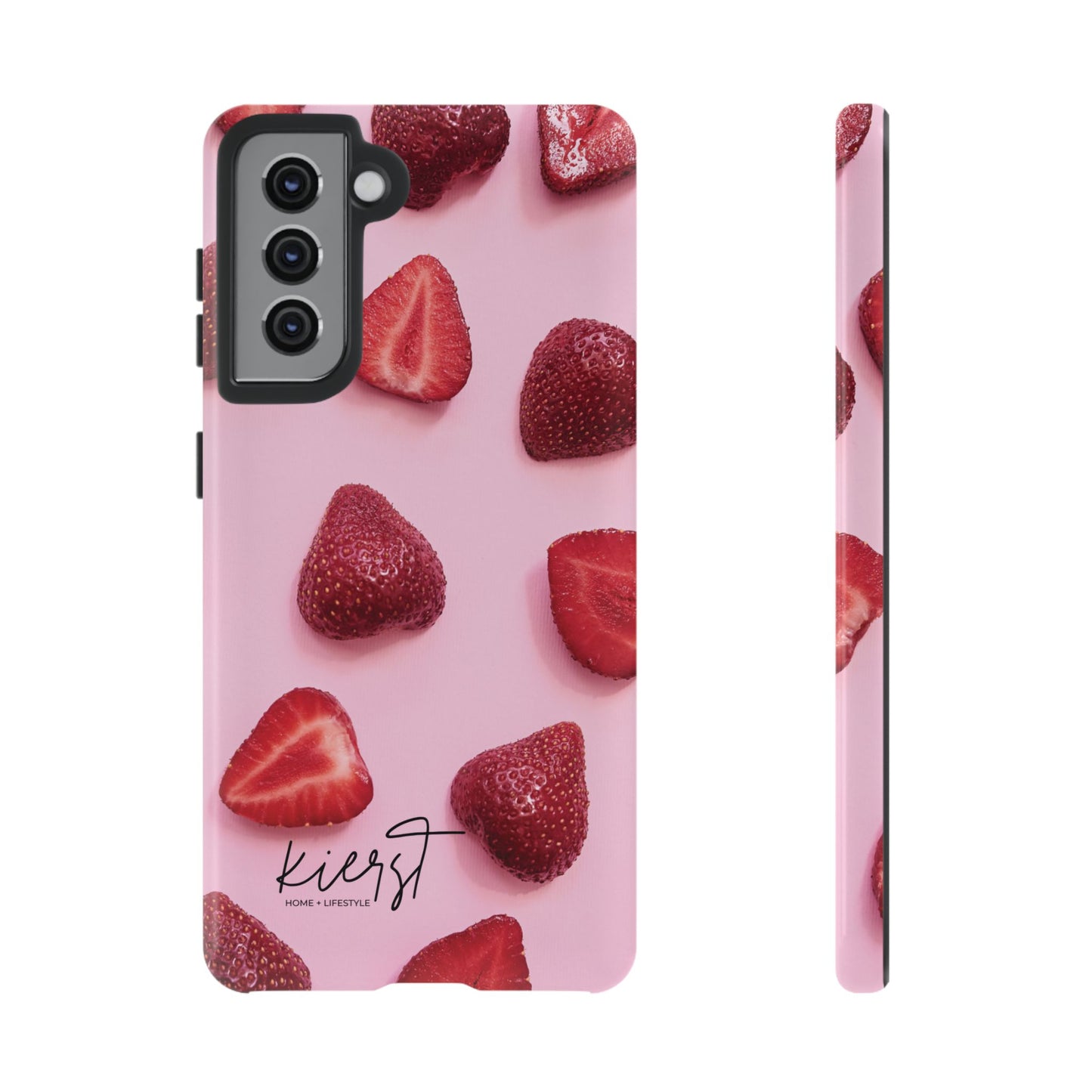 Strawberries Samsung Galaxy Phone Case | A Juicy Pop of Playfulness Meets Polished Design