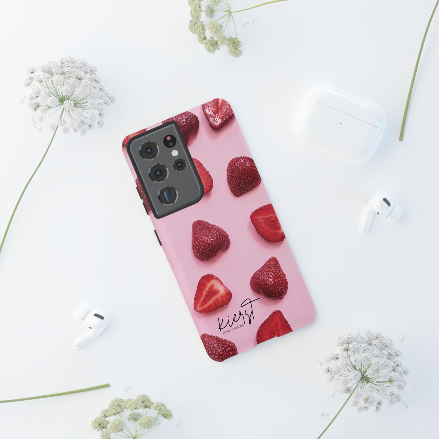 Strawberries Samsung Galaxy Phone Case | A Juicy Pop of Playfulness Meets Polished Design