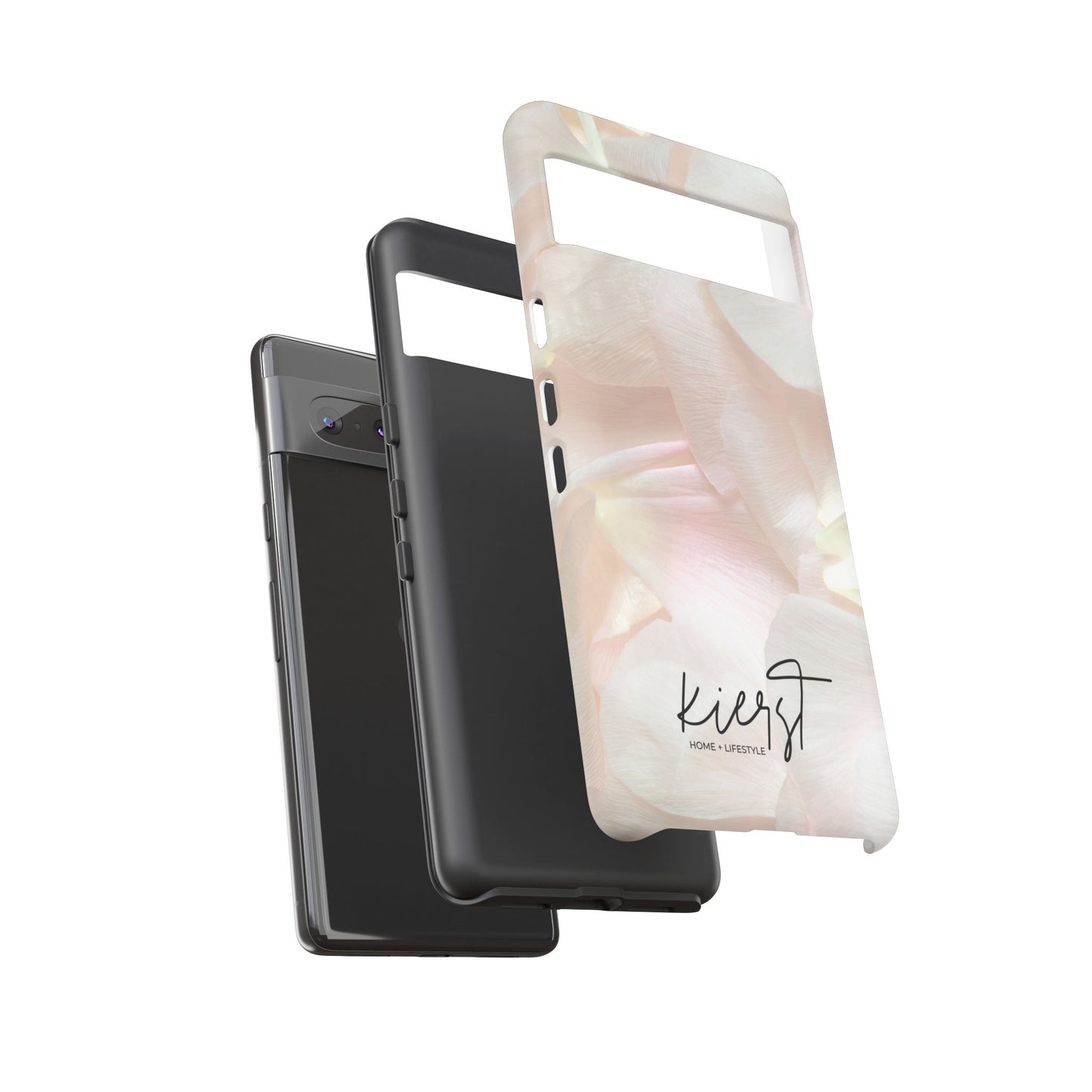 Iridescent Petals Google Pixel Case | Subtle Floral Elegance