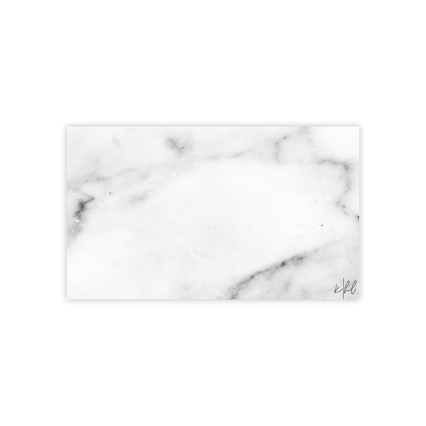 Lived-In Grey and White Marble Post-it® Note Pad
