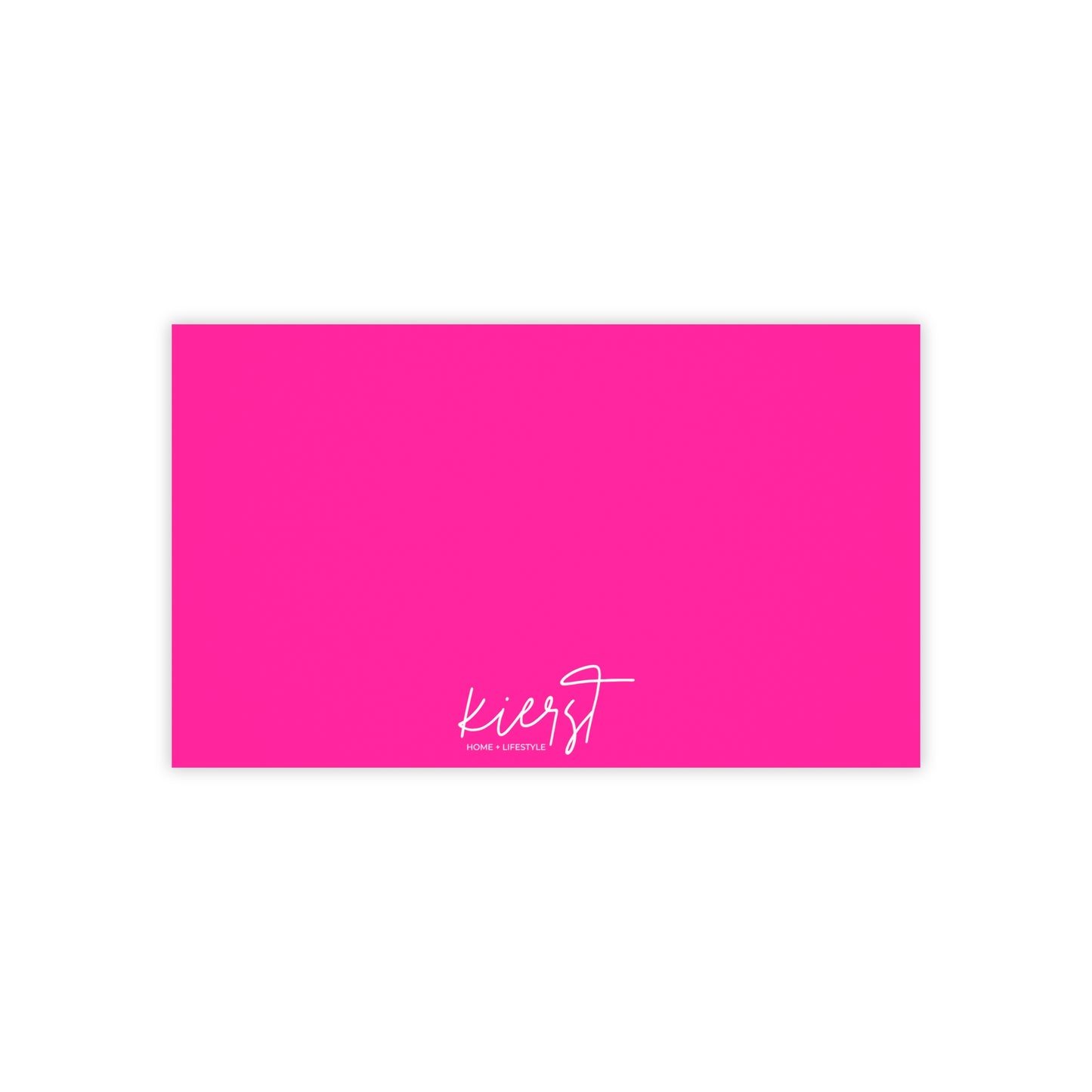 kierst Signature Hot Pink Post-it® Note Pad | Vibrant Sticky Notes for Bold Desks