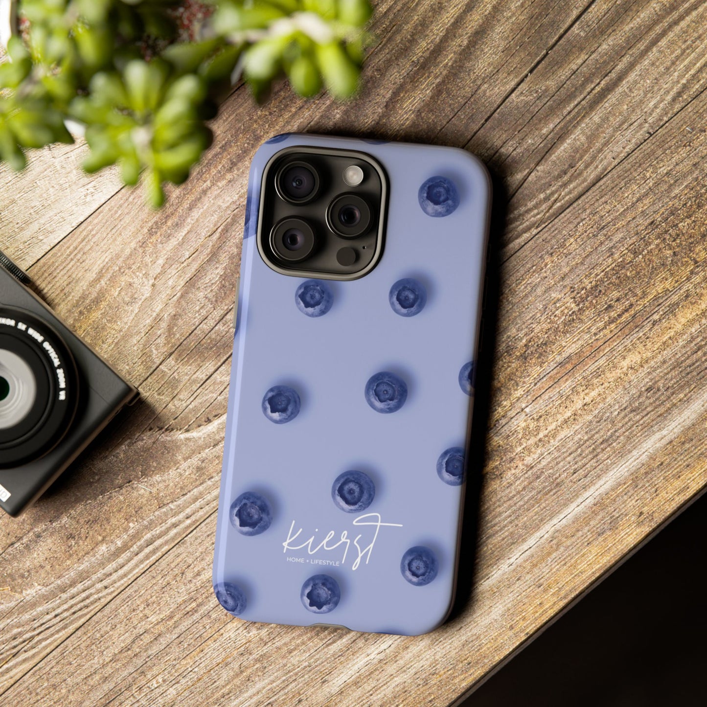 Blueberries iPhone Case | A refined play on fruit-forward charm