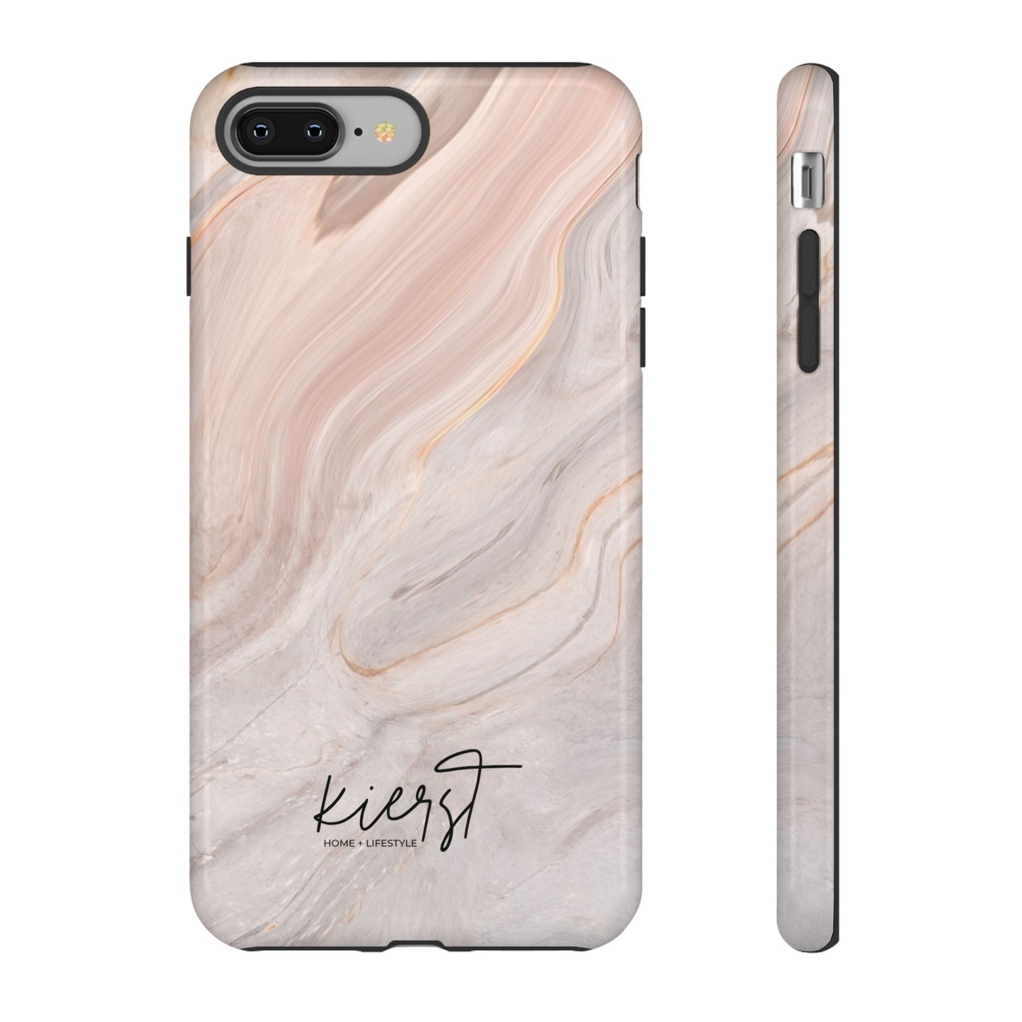 Blush Swirl Marble iPhone Case | Soft Curves, Strong Protection