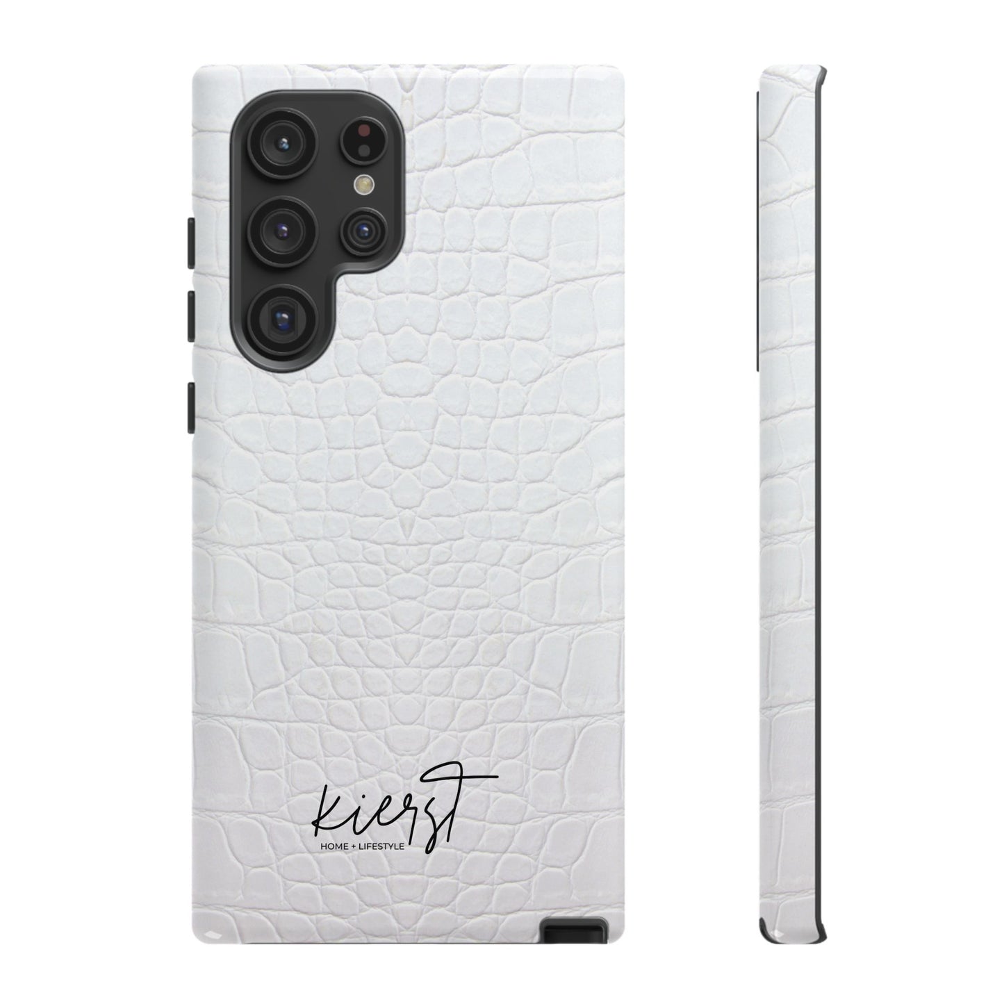 White Alligator Samsung Galaxy Case | Classic Texture Meets Modern Edge