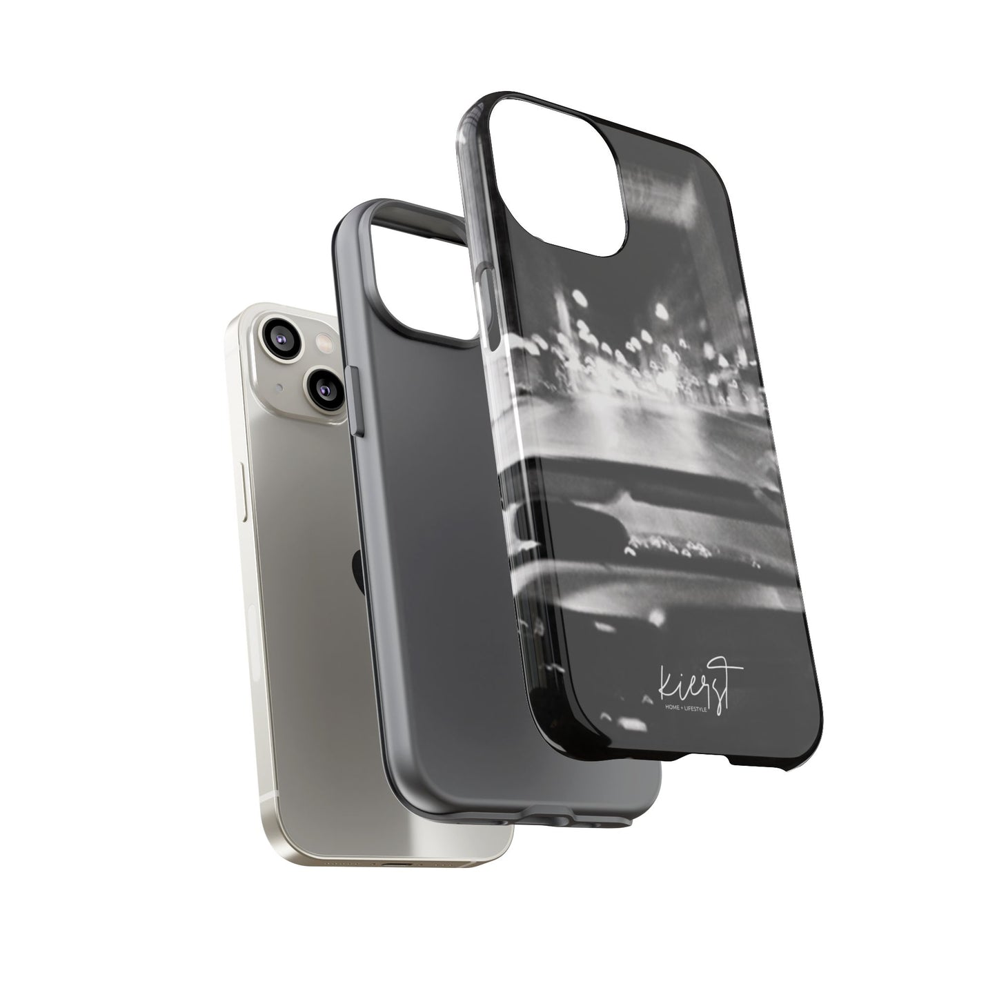 Faded Summer Nights iPhone Case | A Cinematic Blur of City Lights and Nostalgia