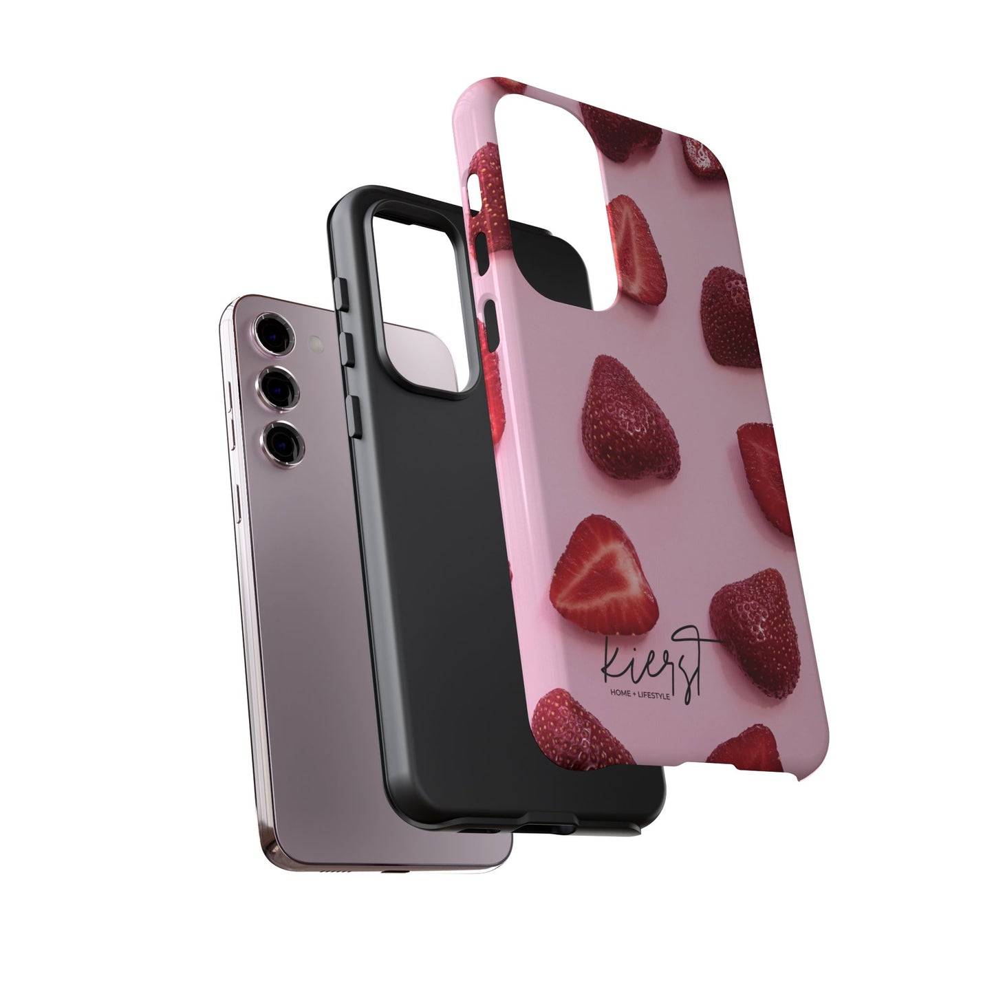 Strawberries Samsung Galaxy Phone Case | A Juicy Pop of Playfulness Meets Polished Design