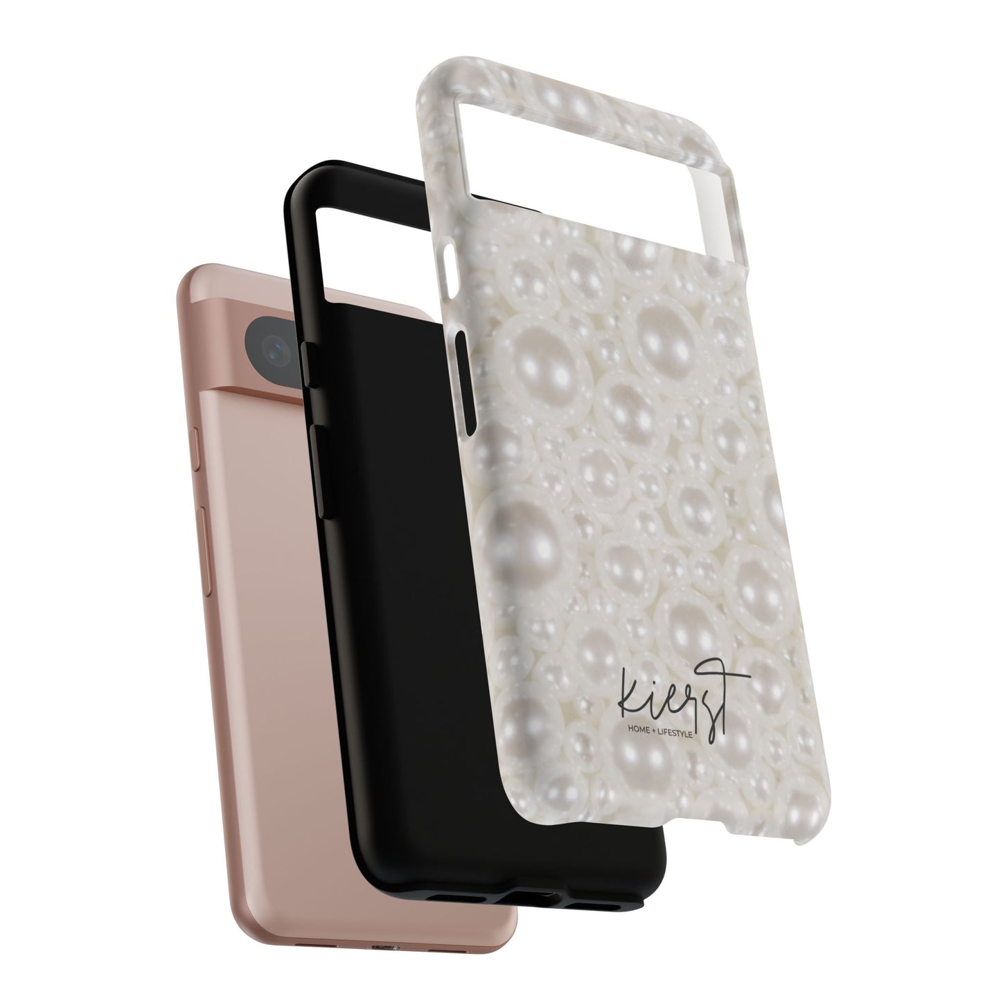 Various Pearls Google Pixel Case | Refined Shine Everyday Style