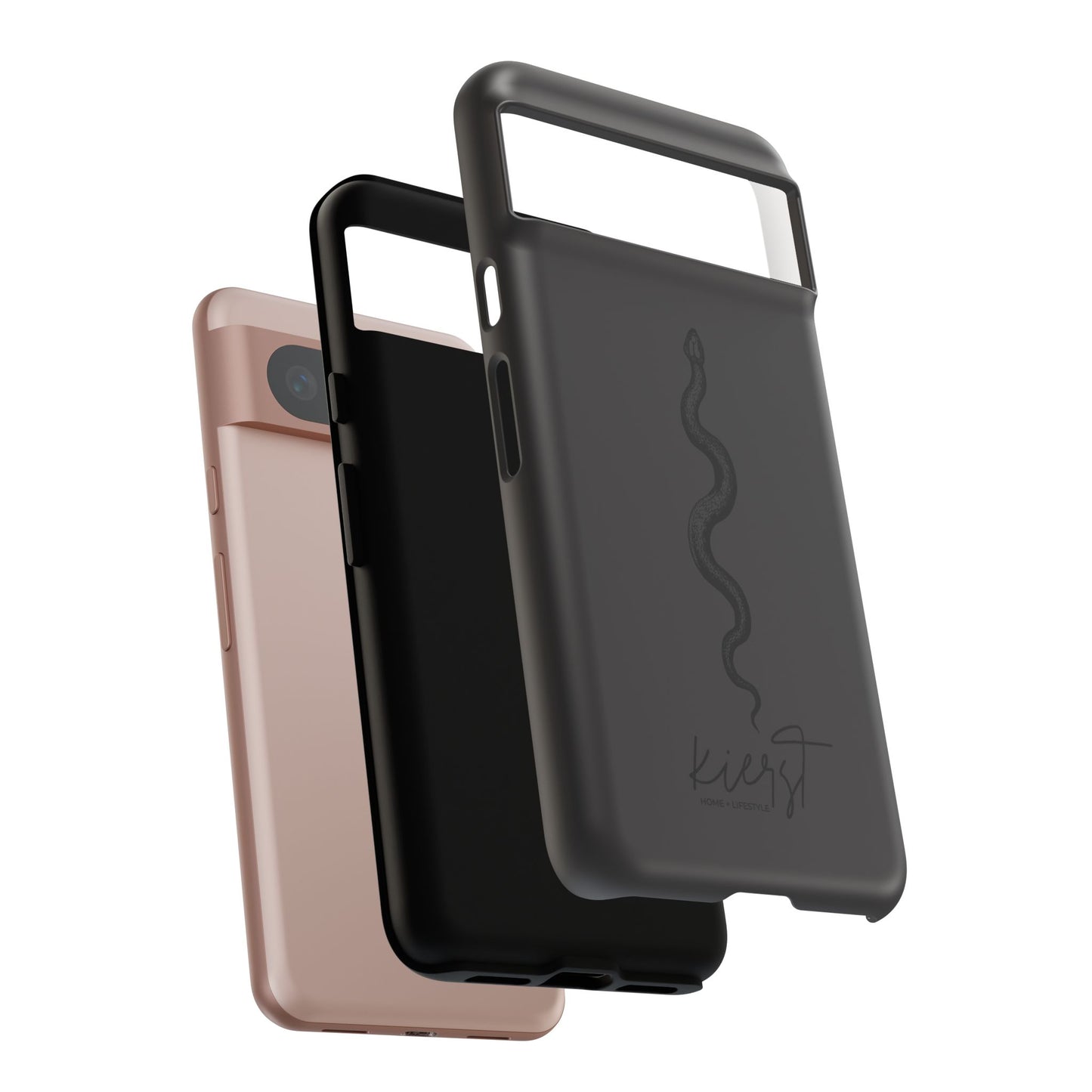 Long Black Snake Google Pixel Phone Case