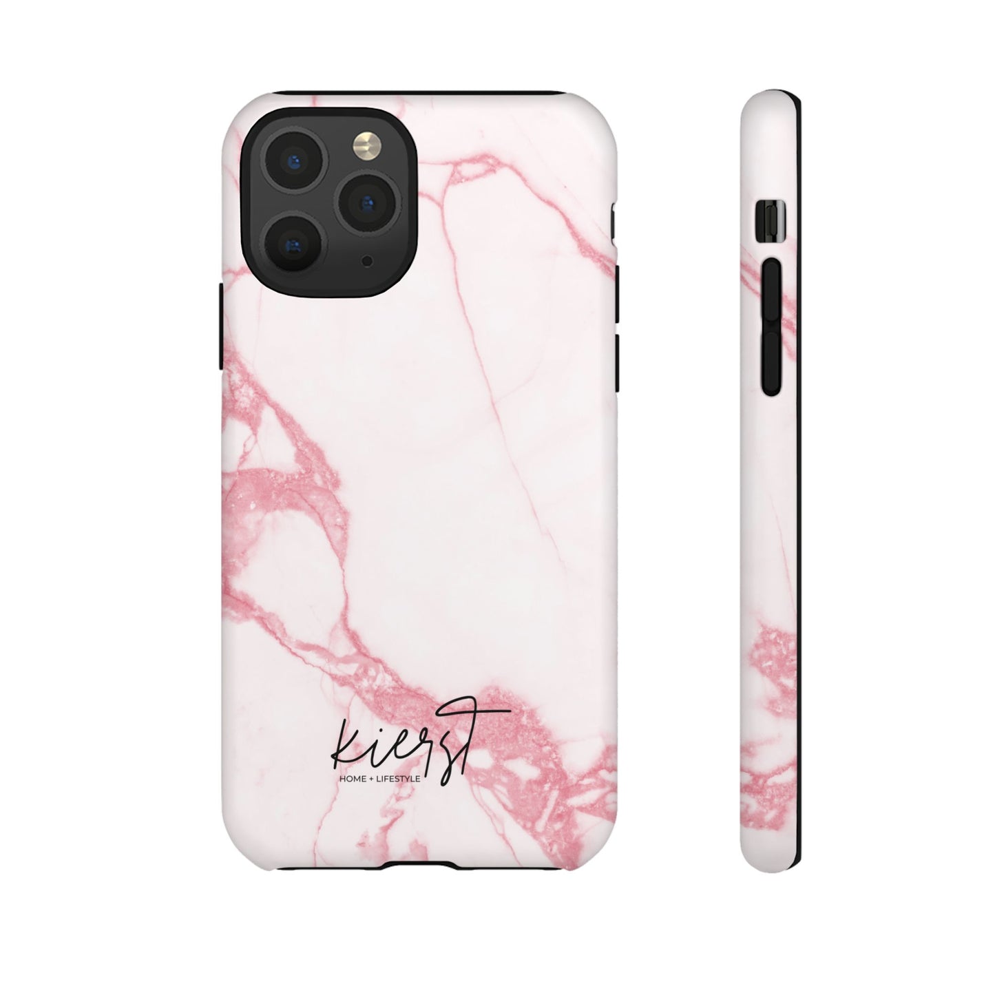 Pink & White Marble iPhone Case | Classic Elegance, Feminine Twist