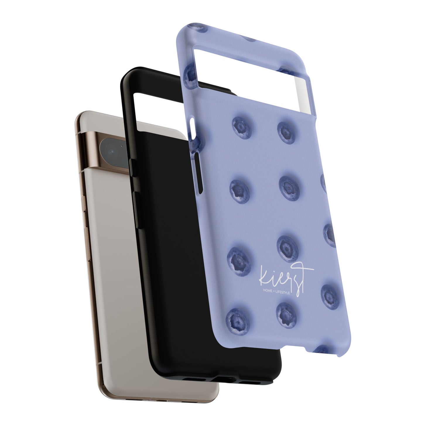 Blueberries Google Pixel Case | Whimsical Meets Refined in This Playful Fruit-Forward Design