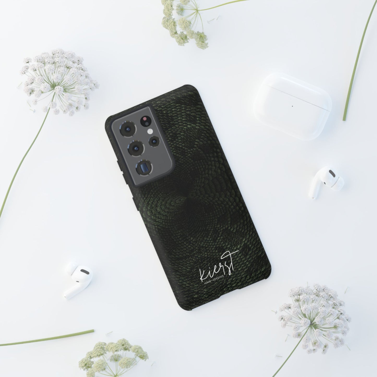 Deep Rich Green Print Samsung Galaxy Case