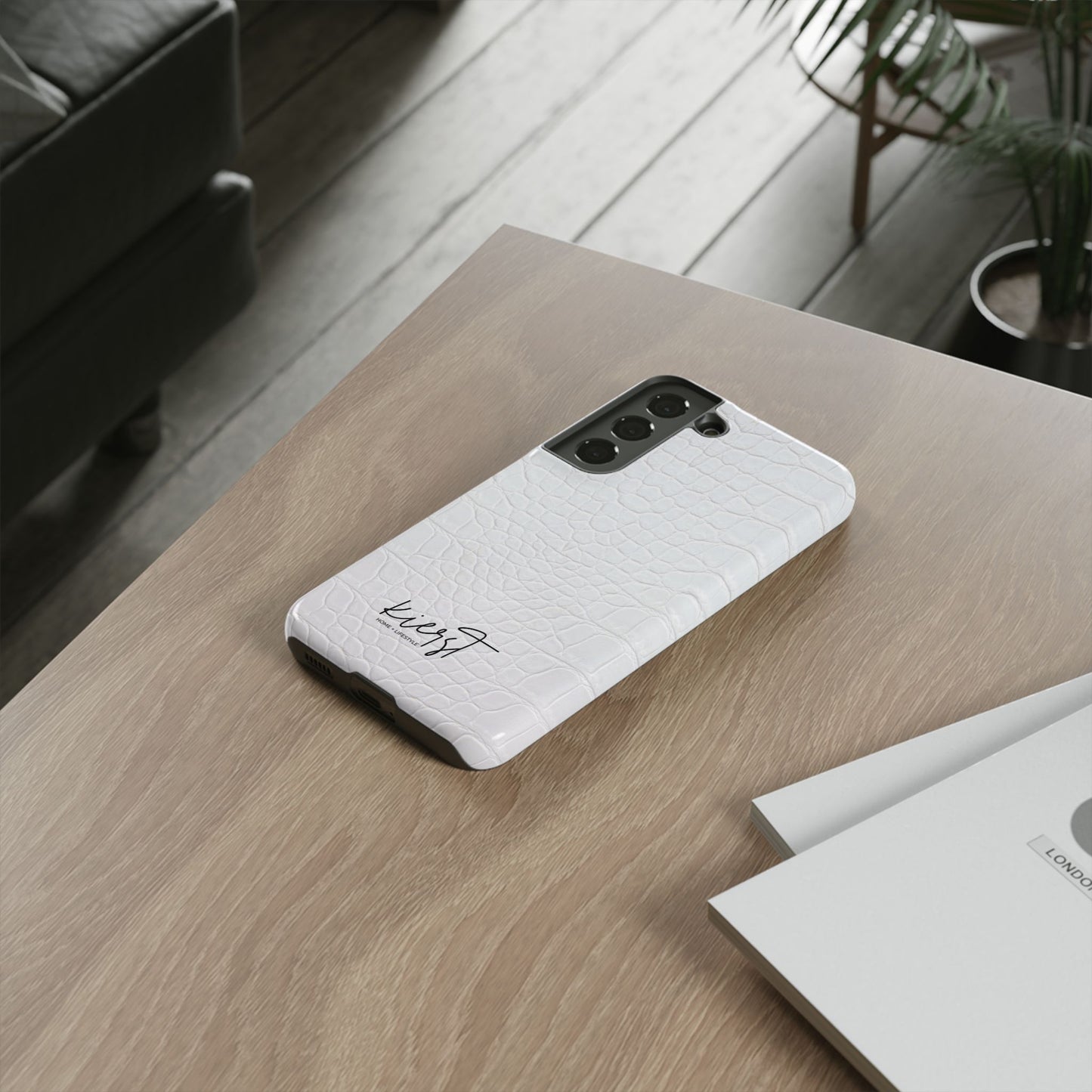 White Alligator Samsung Galaxy Case | Classic Texture Meets Modern Edge