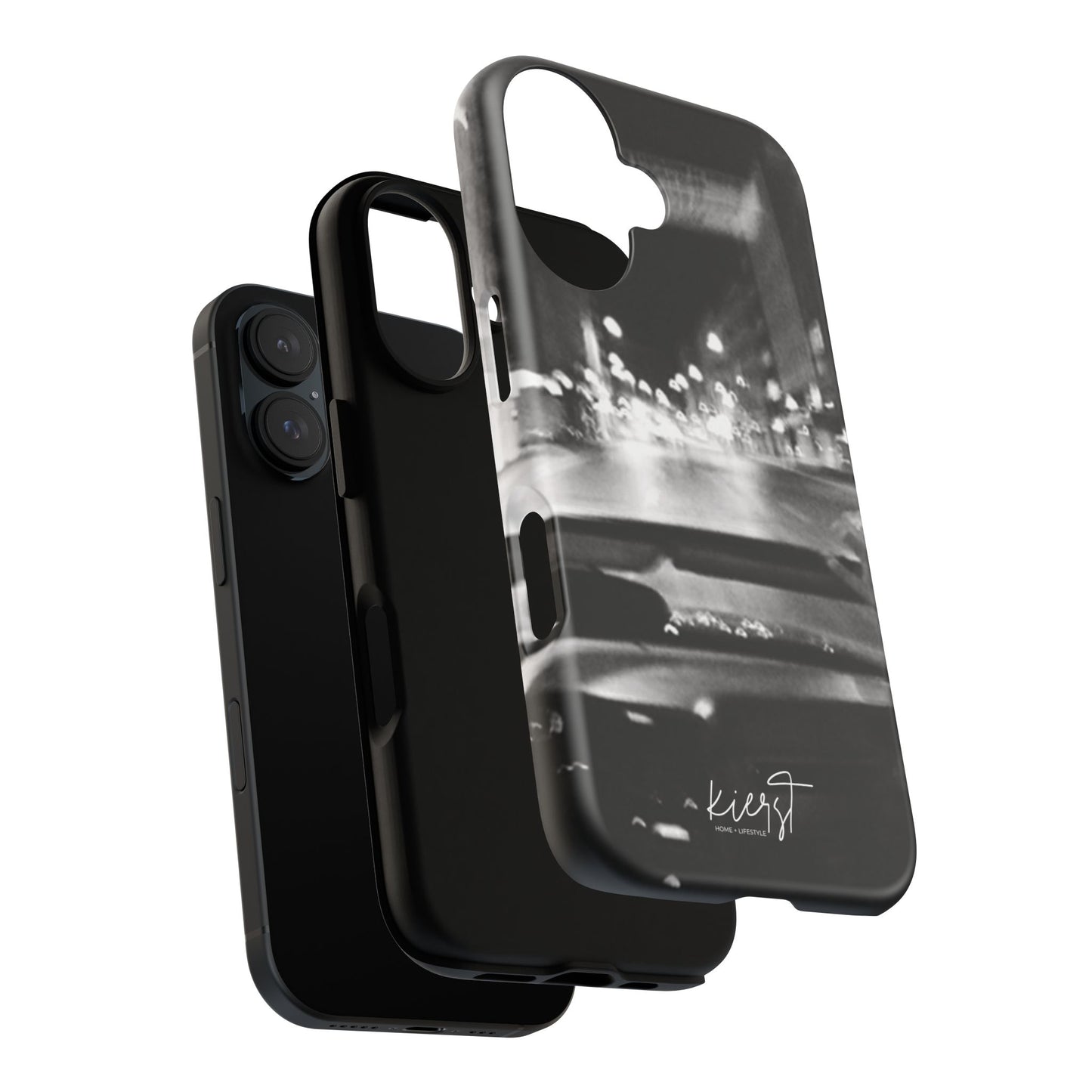 Faded Summer Nights iPhone Case | A Cinematic Blur of City Lights and Nostalgia