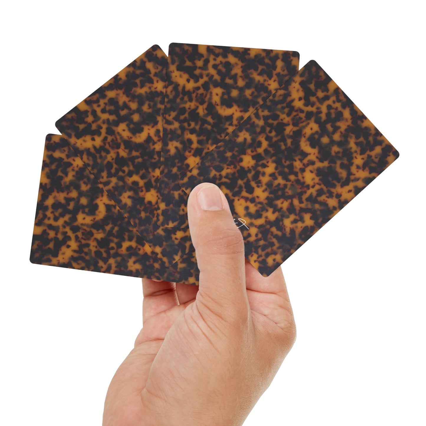 Tortoise Shell Poker Playing Cards – kierst Signature Deck