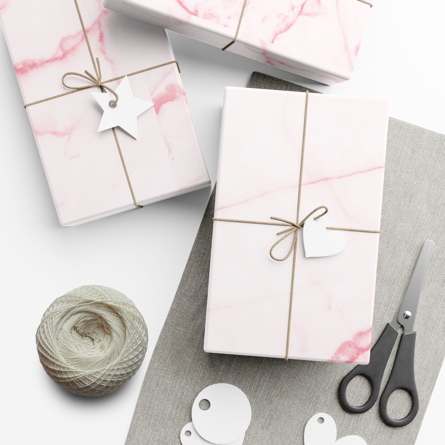Pink Marble Wrapping Paper