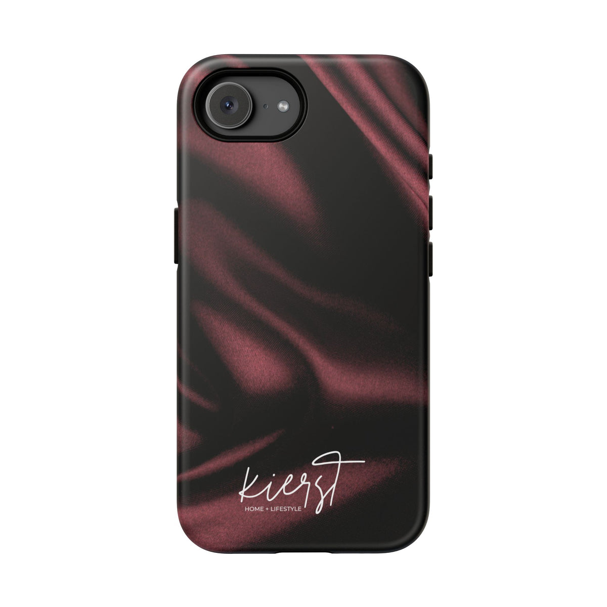 Signature Velvet Noir Silk Print iPhone Case