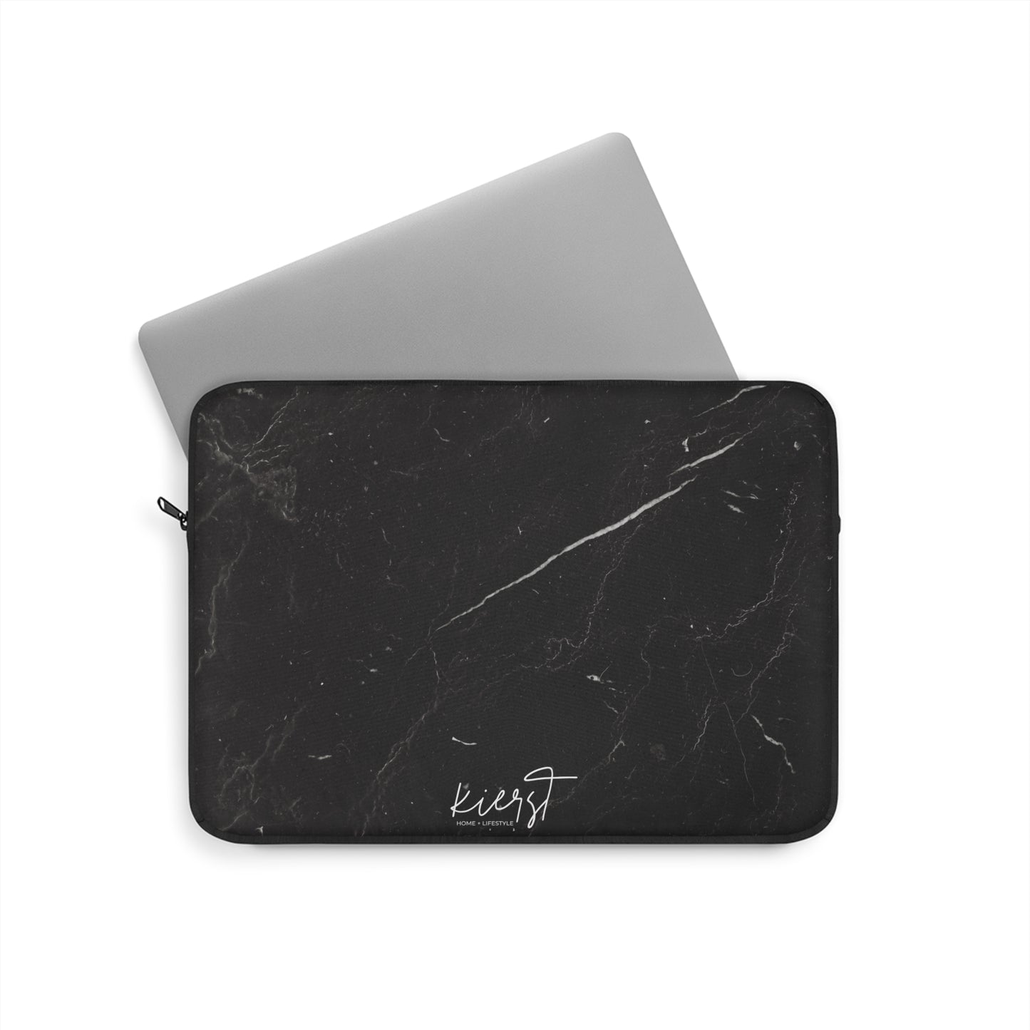 Black Marble Laptop Sleeve | Sleek + Sophisticated Protection