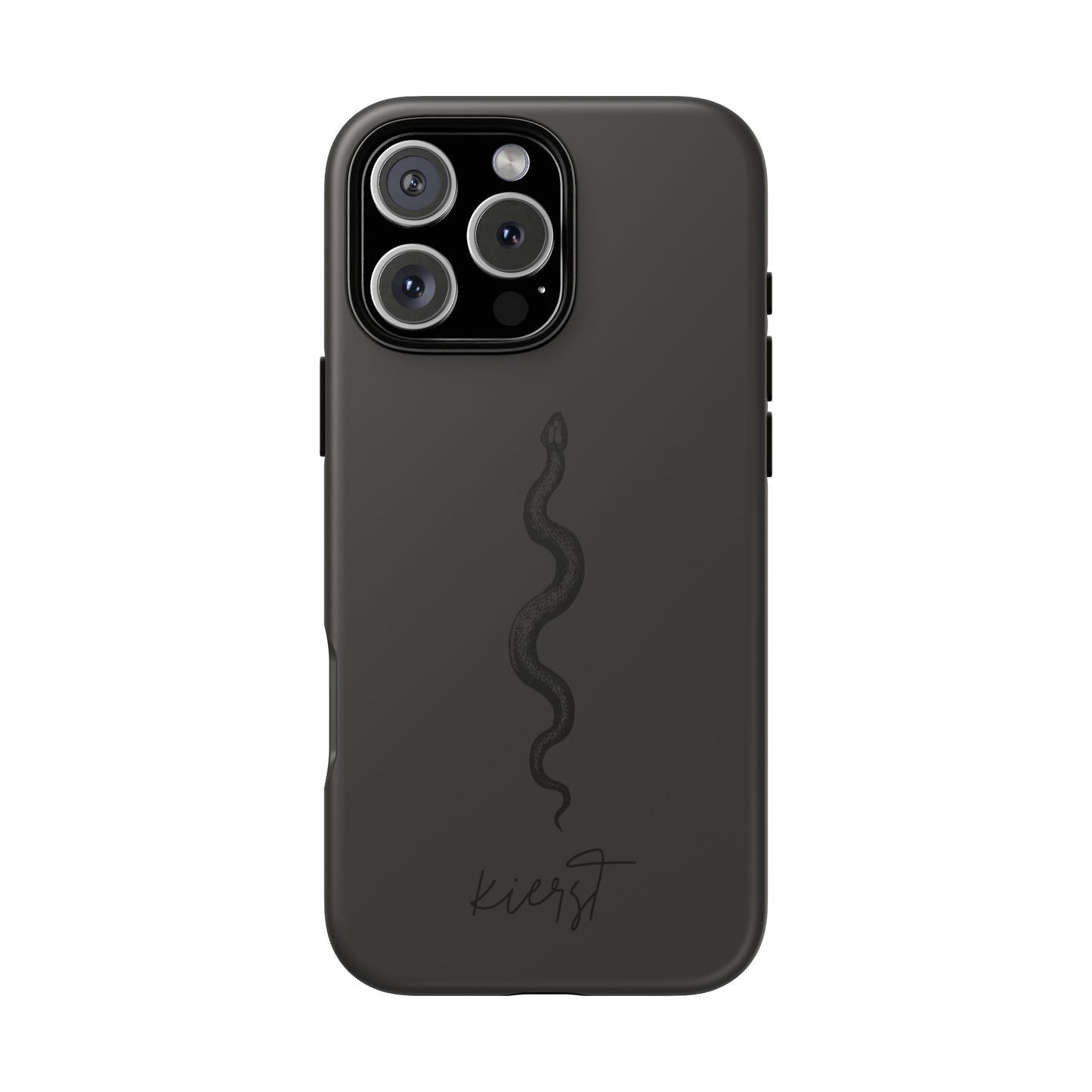Long Black Snake iPhone Case | Subtle Edge, Quiet Power