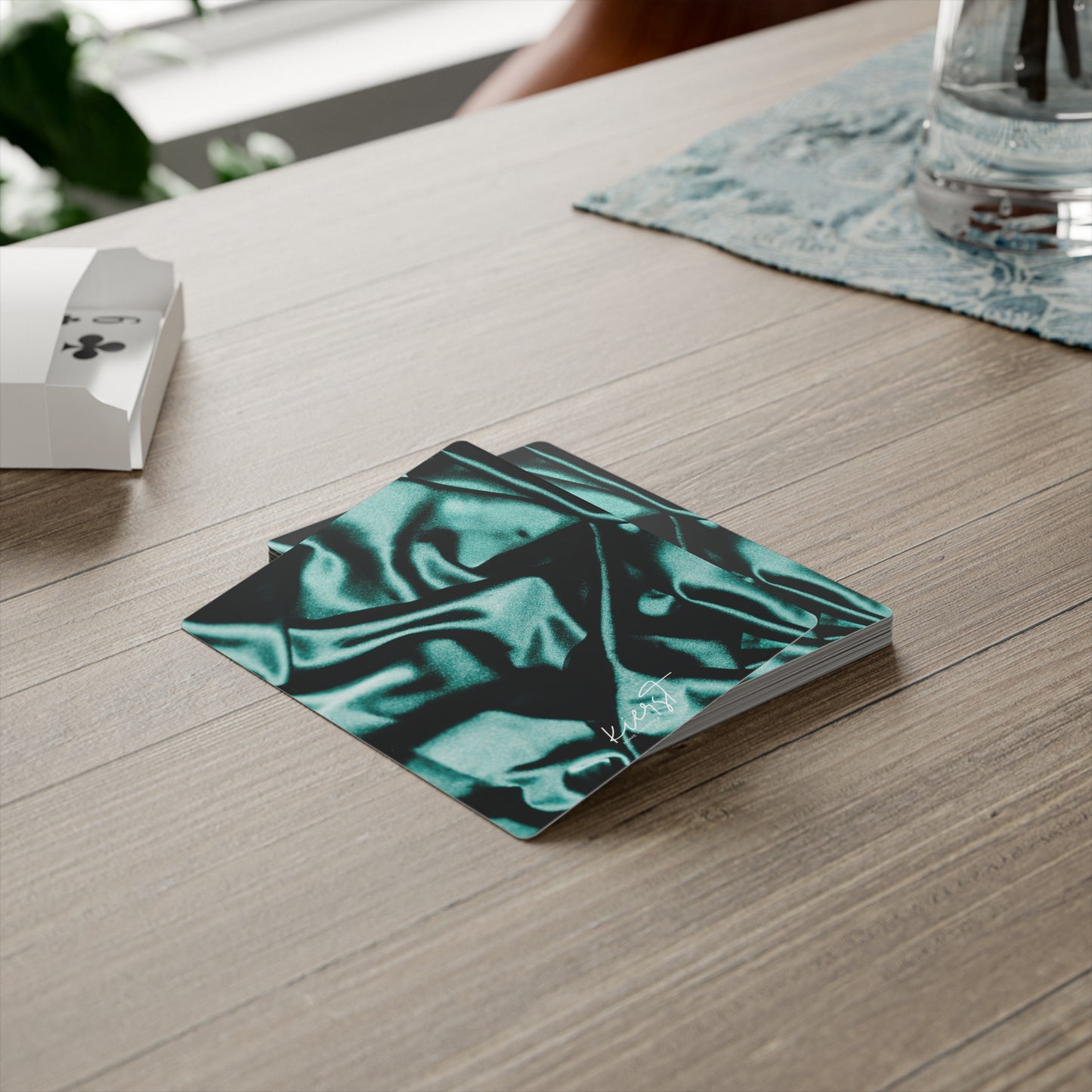 Emerald Silk Poker Playing Cards