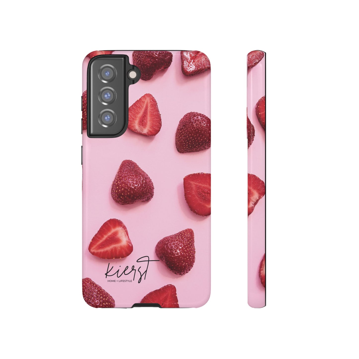 Strawberries Samsung Galaxy Phone Case | A Juicy Pop of Playfulness Meets Polished Design