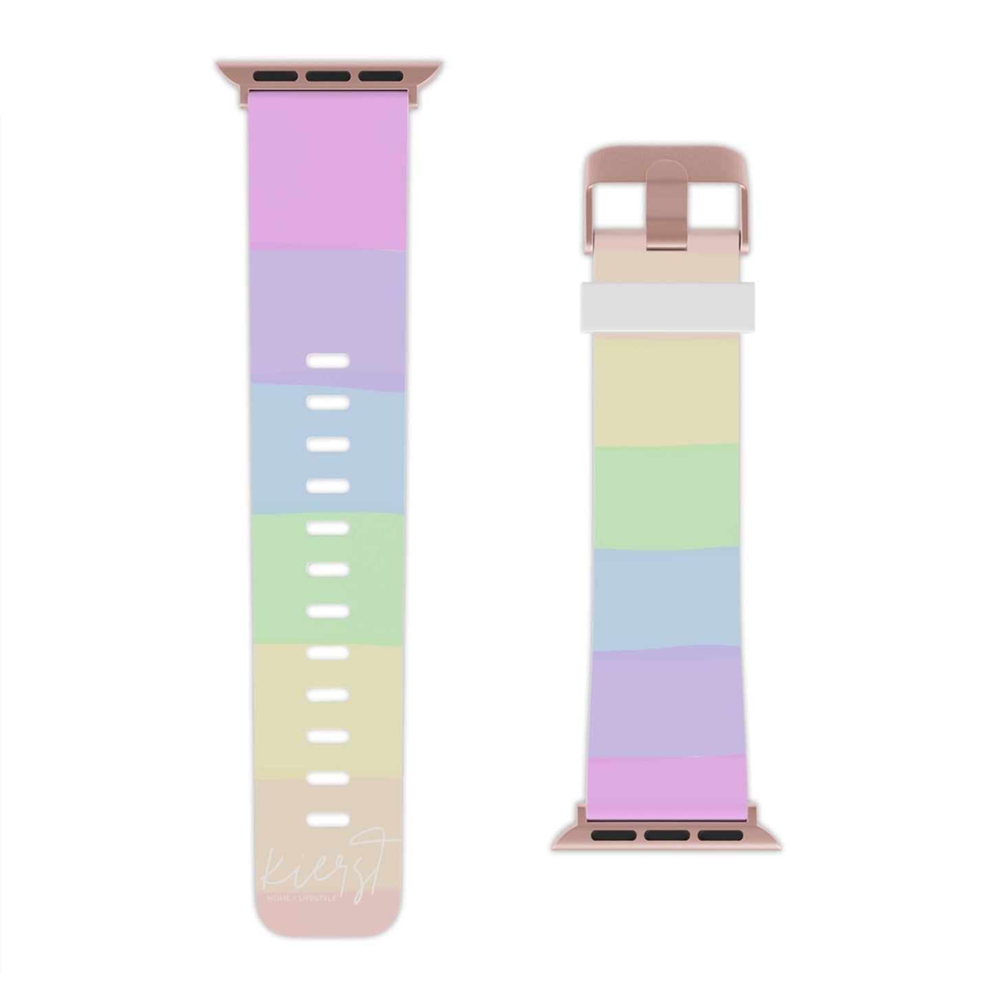 Pastel Rainbow Apple Watch Band – Soft Hues, Bold Energy
