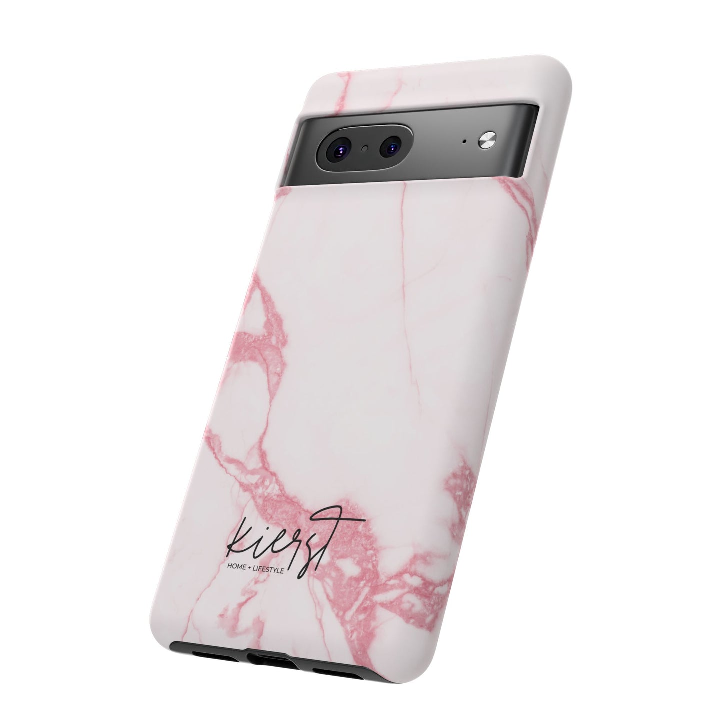 Pink & White Marble Google Pixel Case | Soft Polish, Everyday Protection