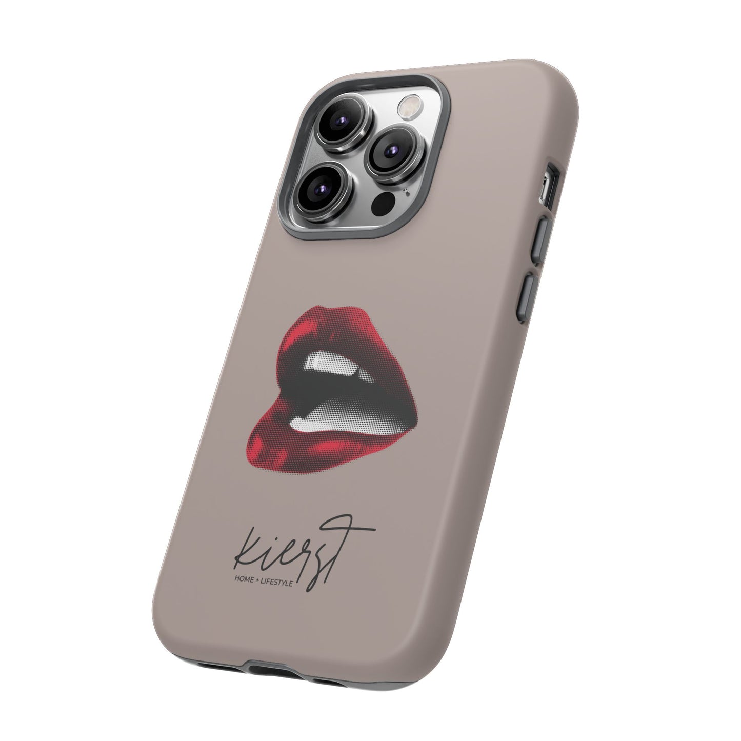 Retro Red Lips iPhone Case | Pop Art Meets Polished
