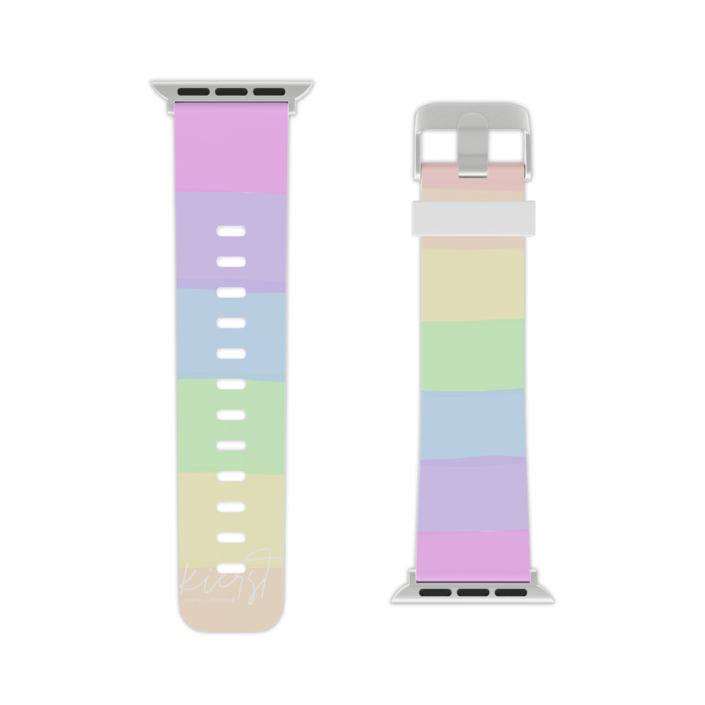 Pastel Rainbow Apple Watch Band – Soft Hues, Bold Energy