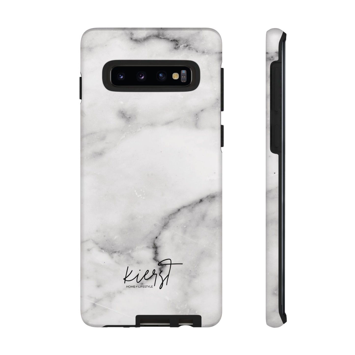 Lived-In White and Grey Marble Samsung Galaxy Case | Soft Strength, Redefined