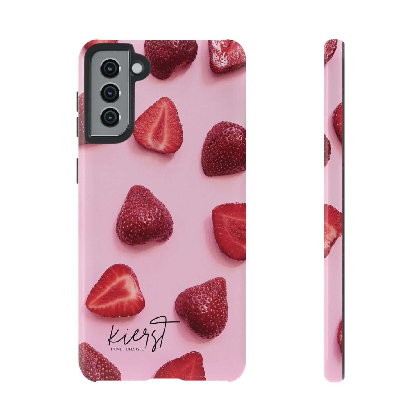 Strawberries Samsung Galaxy Phone Case | A Juicy Pop of Playfulness Meets Polished Design
