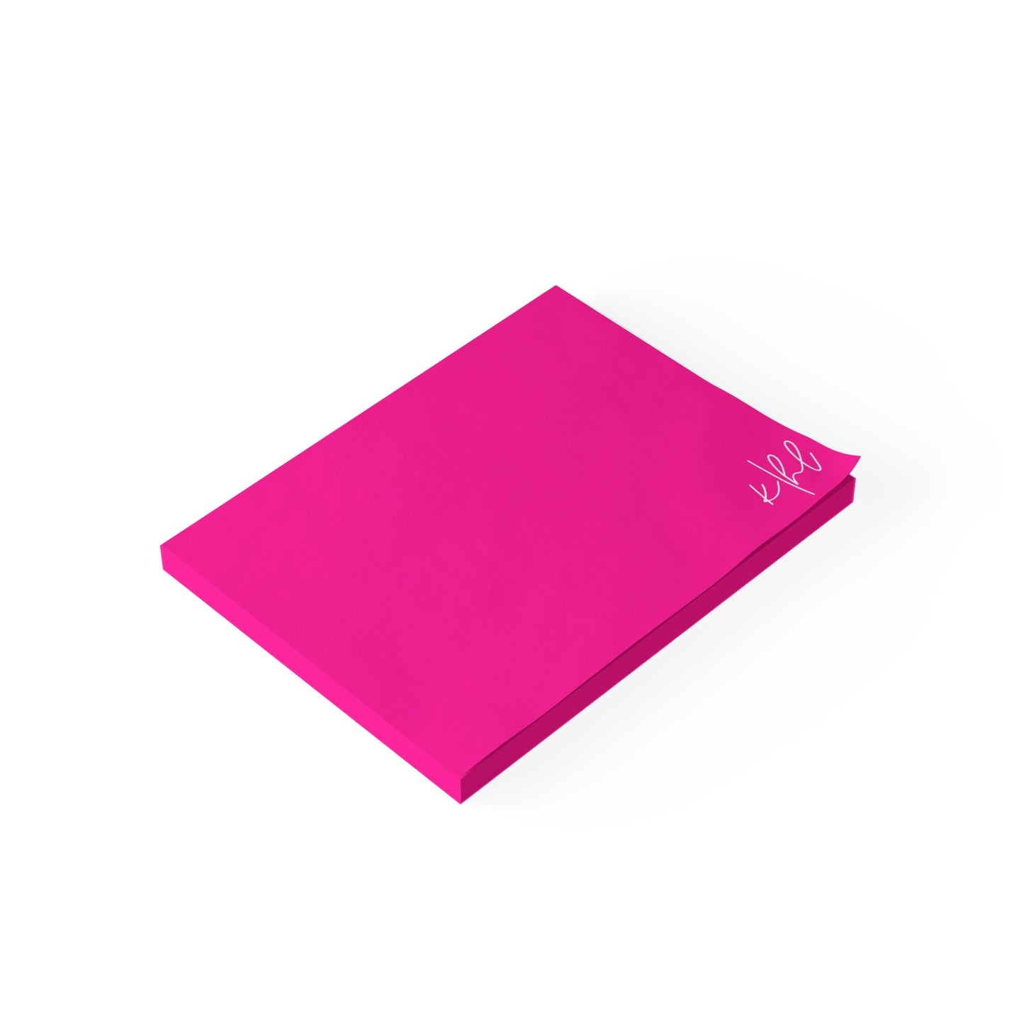 kierst Signature Hot Pink Post-it® Note Pad | Vibrant Sticky Notes for Bold Desks
