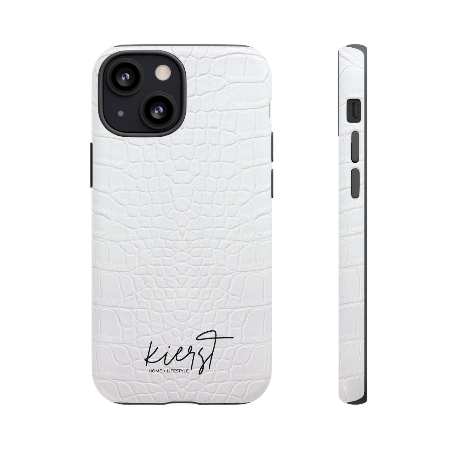 White Alligator iPhone Case | Minimal, Crisp, and Effortlessly Elevated