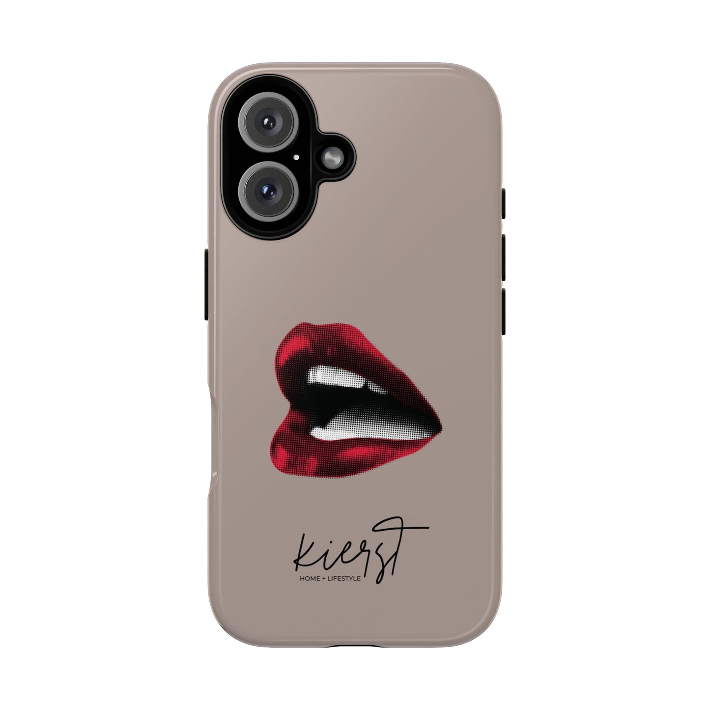 Retro Red Lips iPhone Case | Pop Art Meets Polished