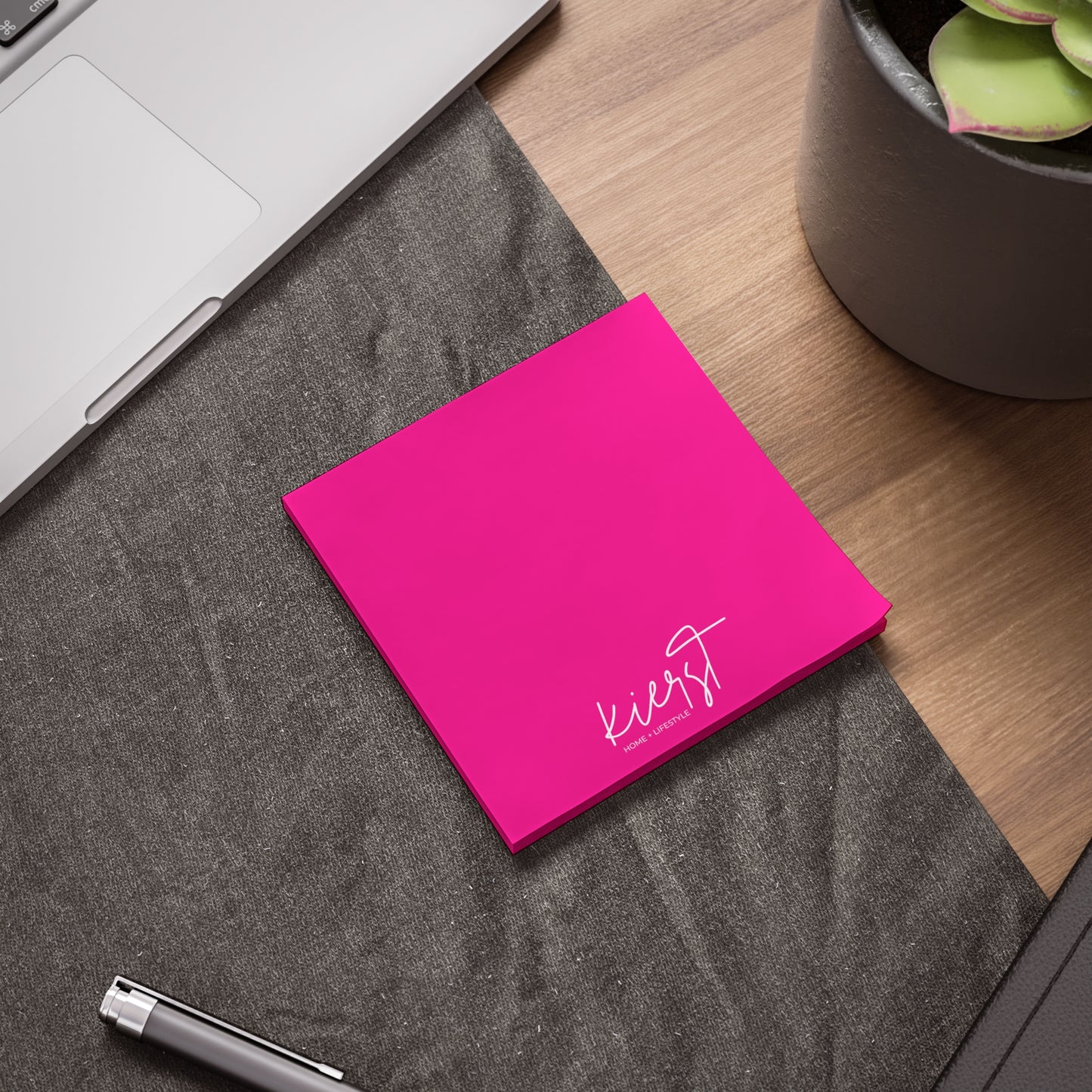 kierst Signature Hot Pink Post-it® Note Pad | Vibrant Sticky Notes for Bold Desks