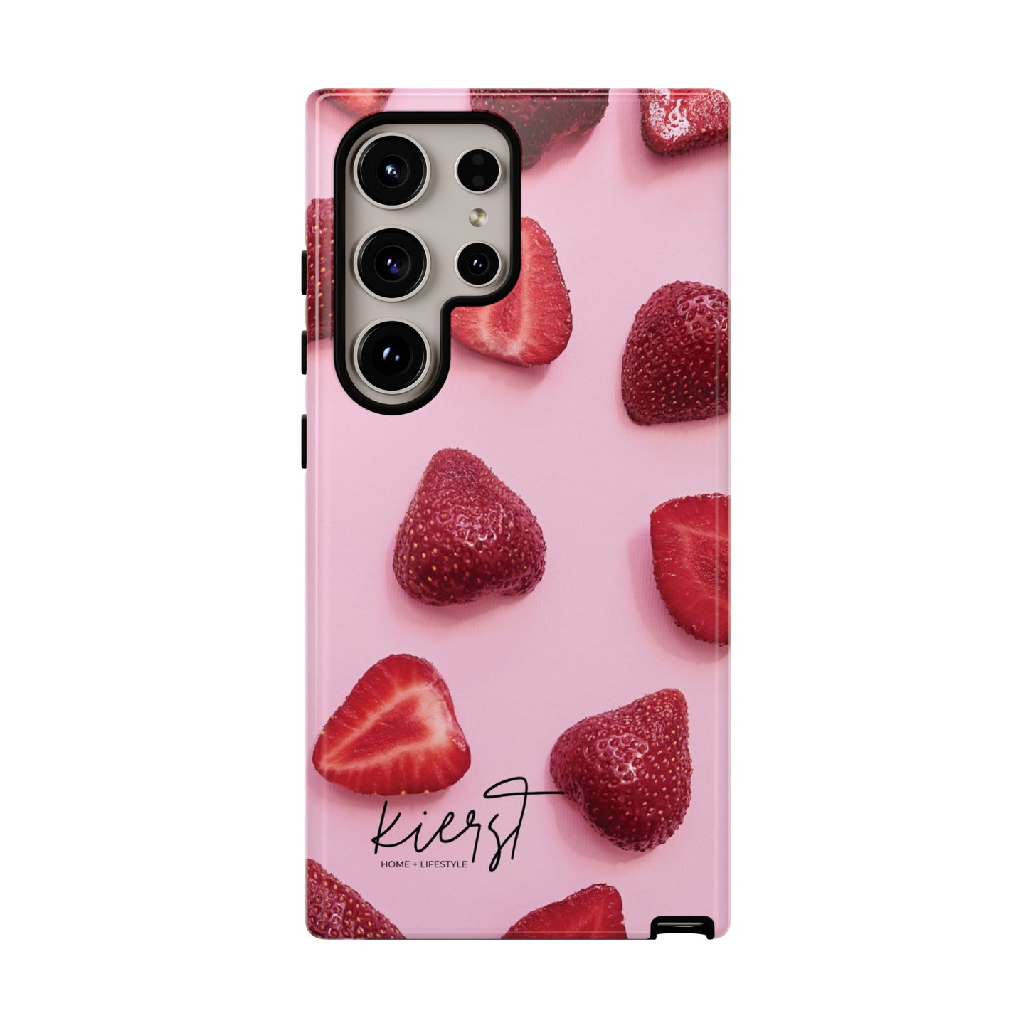 Strawberries Samsung Galaxy Phone Case | A Juicy Pop of Playfulness Meets Polished Design