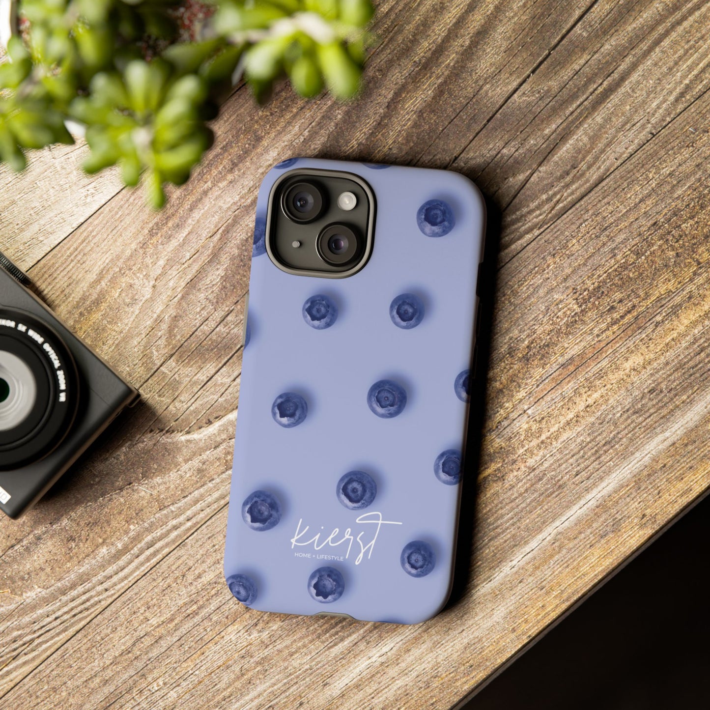 Blueberries iPhone Case | A refined play on fruit-forward charm