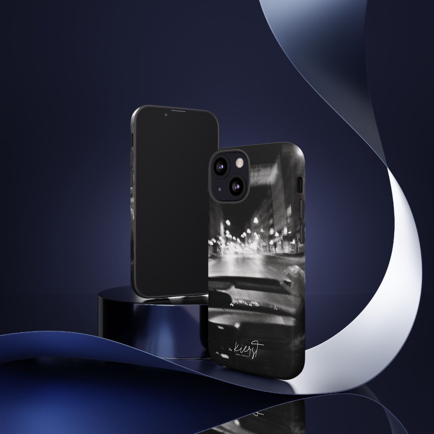 Faded Summer Nights iPhone Case | A Cinematic Blur of City Lights and Nostalgia