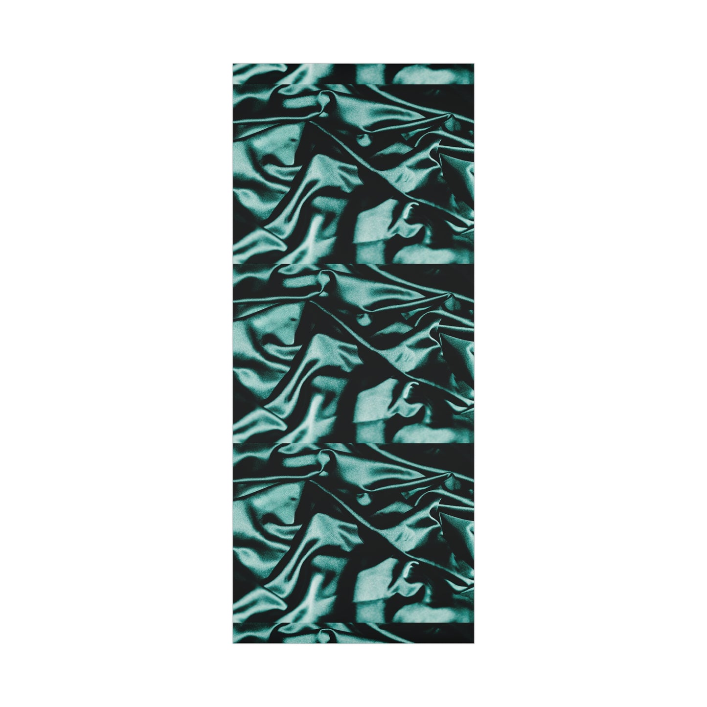 Emerald Satin Print Gift Wrapping Paper