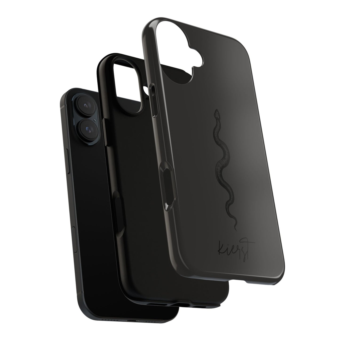 Long Black Snake iPhone Case | Subtle Edge, Quiet Power