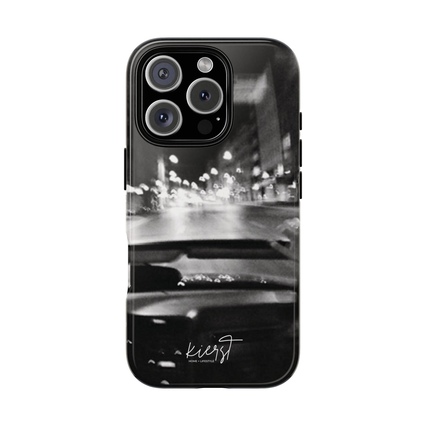 Faded Summer Nights iPhone Case | A Cinematic Blur of City Lights and Nostalgia