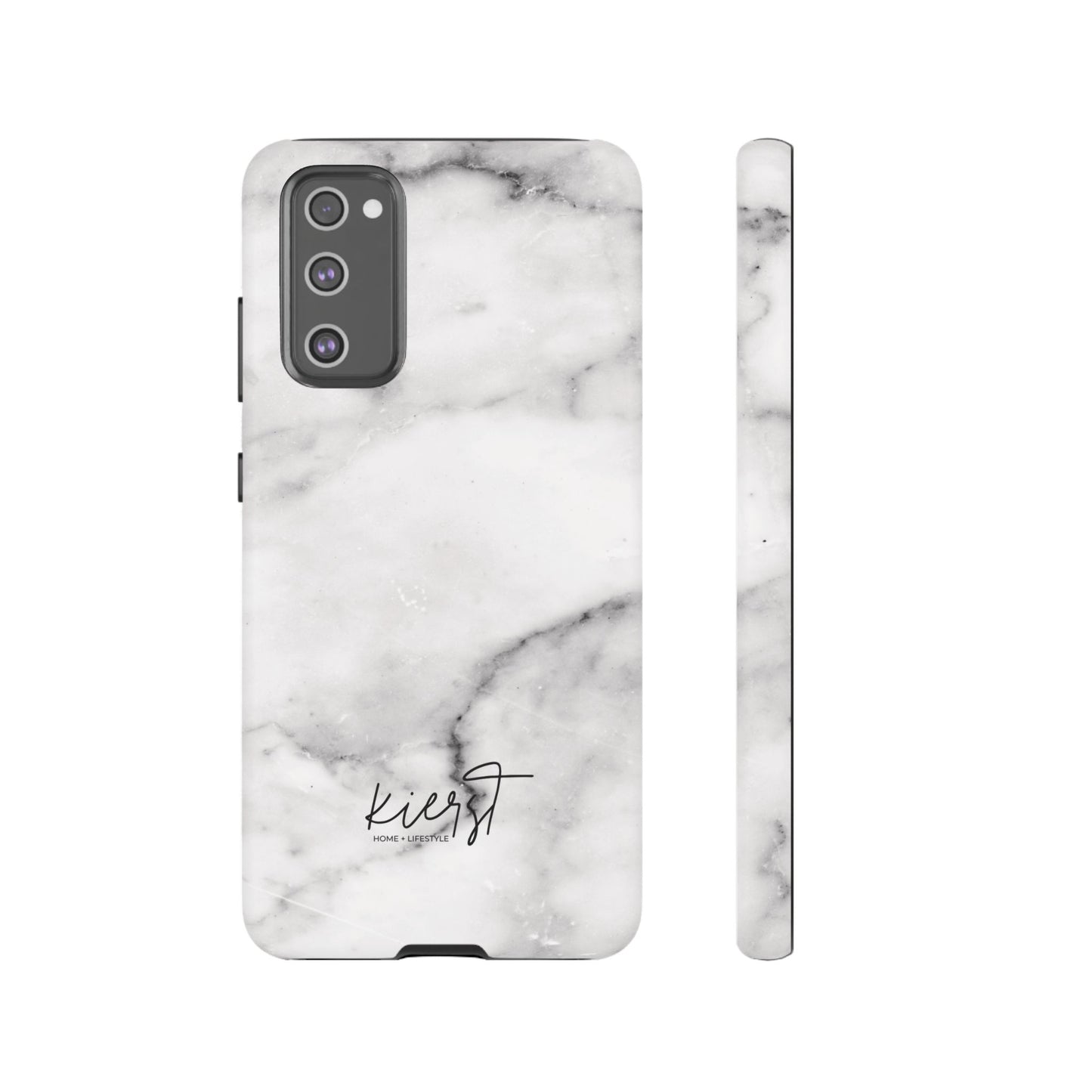 Lived-In White and Grey Marble Samsung Galaxy Case | Soft Strength, Redefined