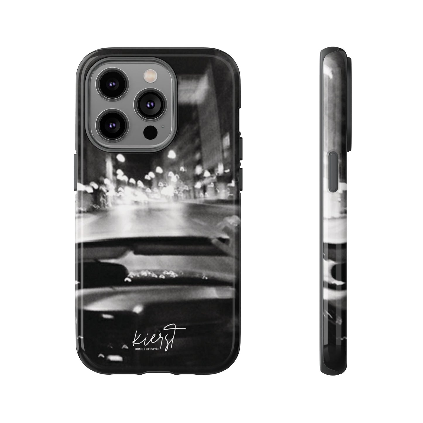 Faded Summer Nights iPhone Case | A Cinematic Blur of City Lights and Nostalgia