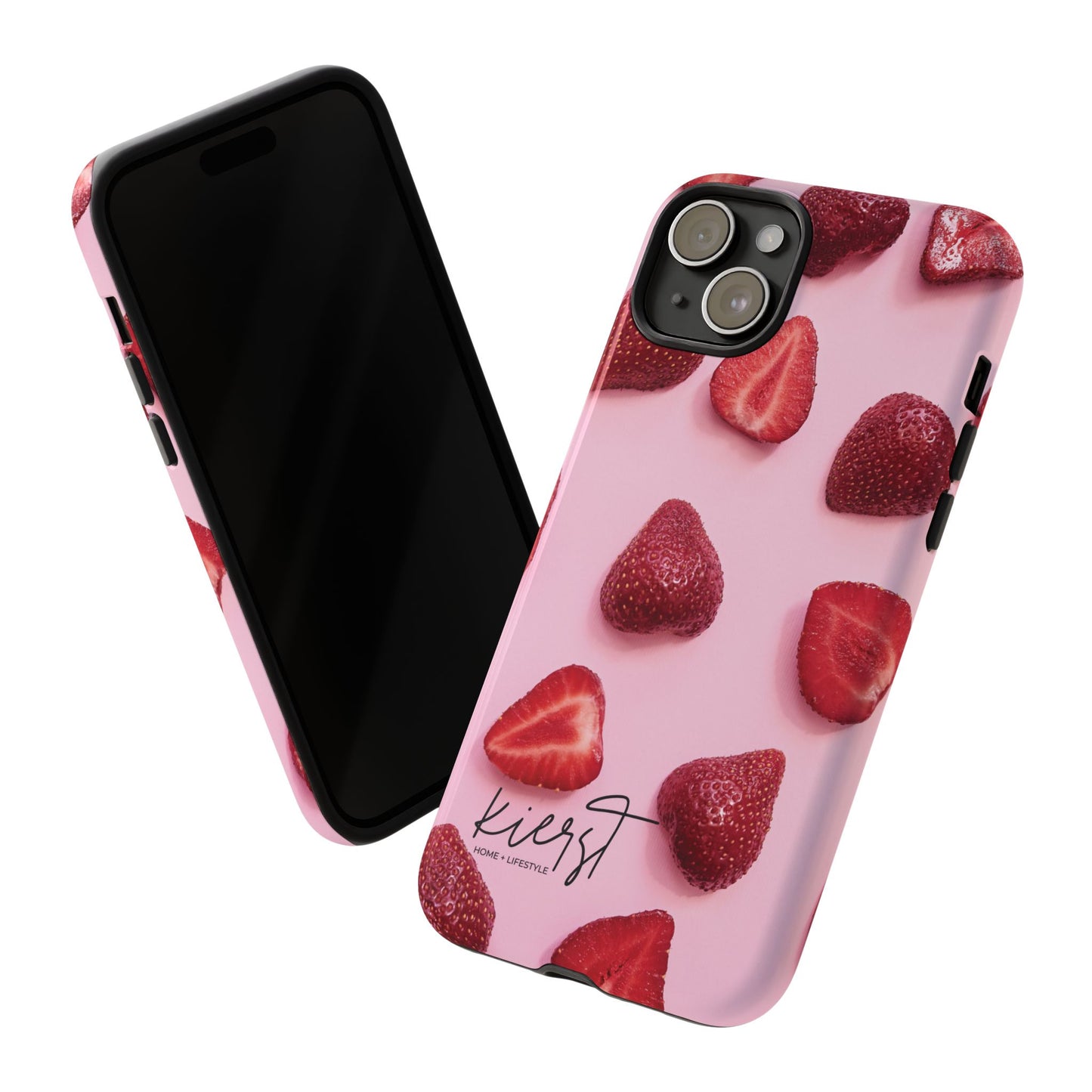 Strawberries iPhone Case | A Sweet Statement Rooted in Soft Luxury