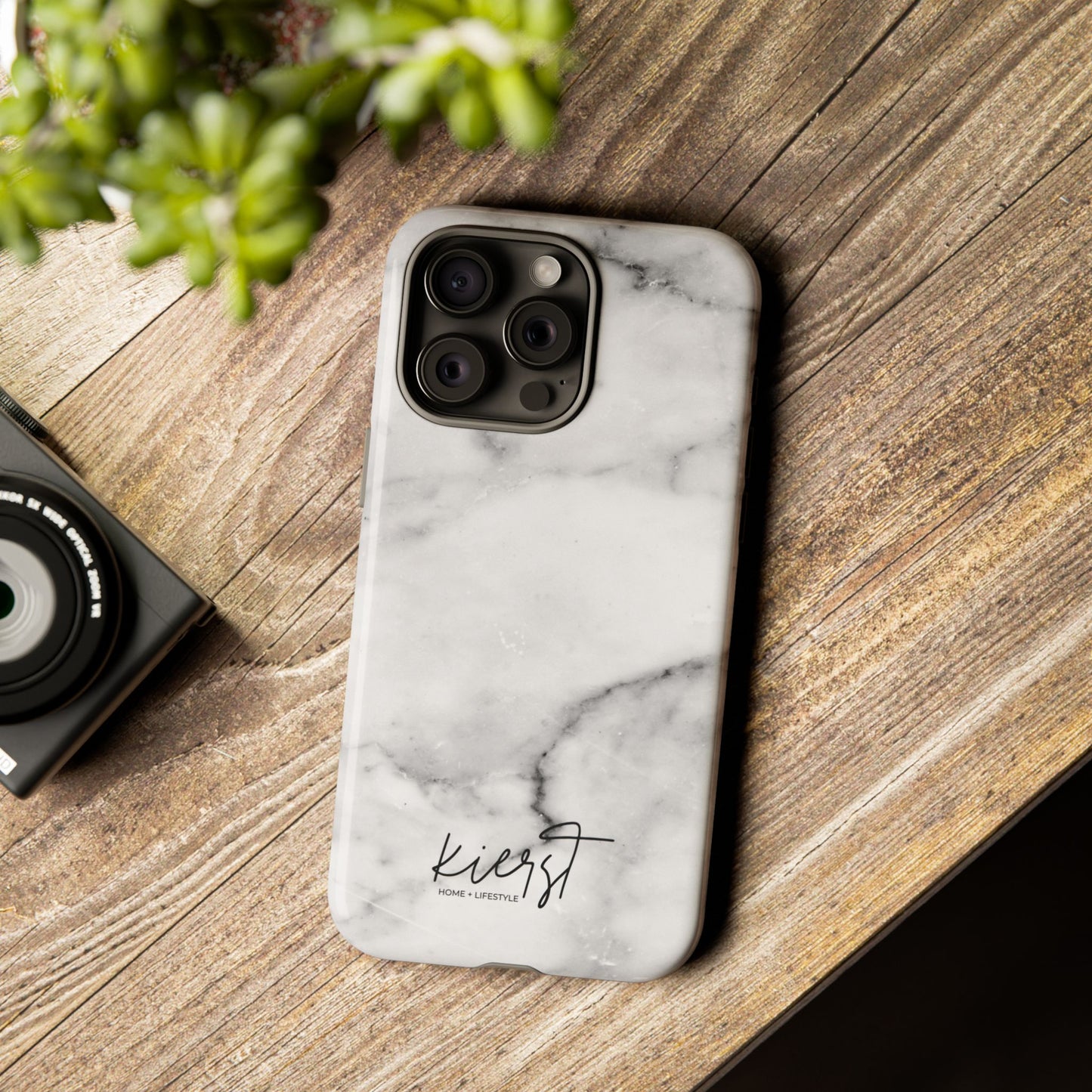 Lived-In White and Grey Marble iPhone Case | Curated Calm, Captured in Marble