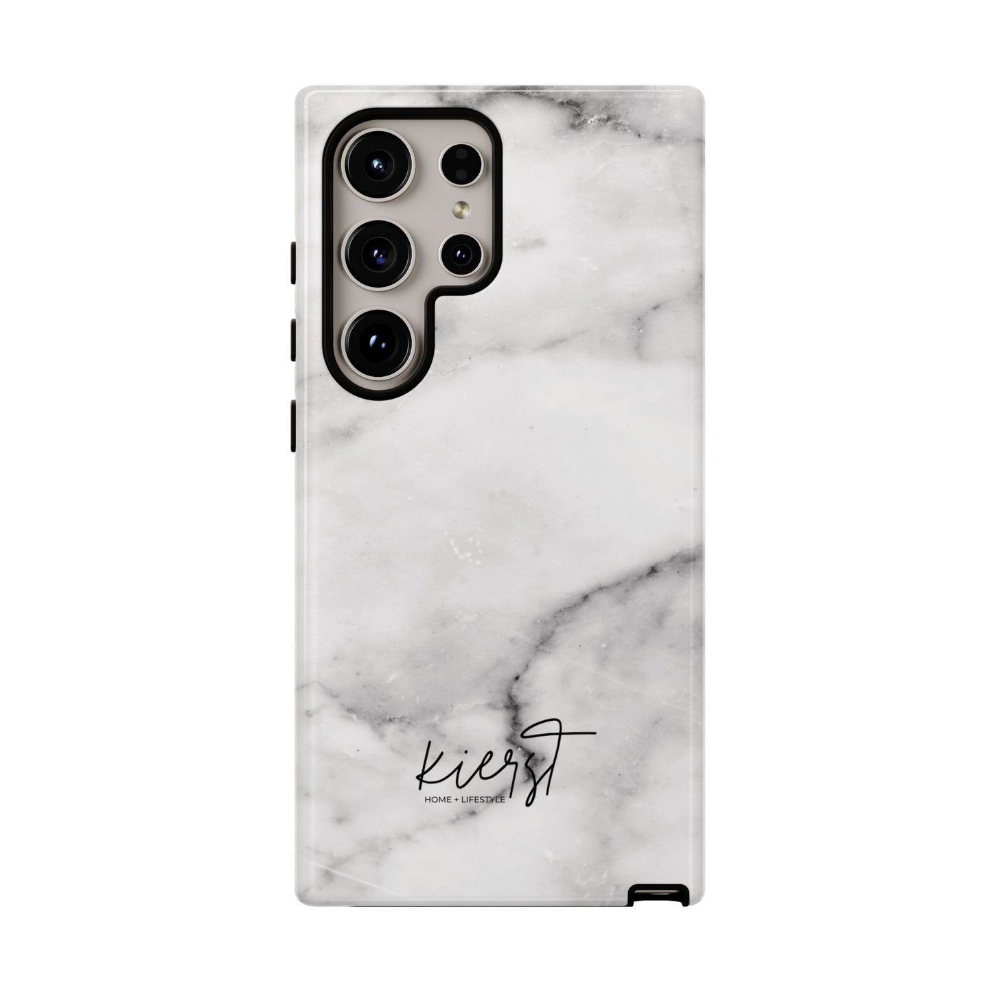 Lived-In White and Grey Marble Samsung Galaxy Case | Soft Strength, Redefined