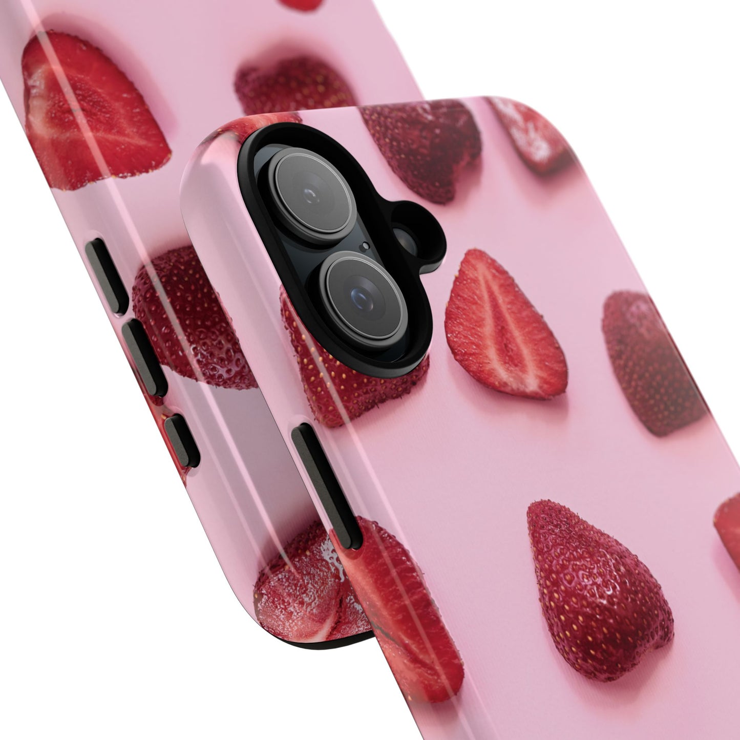 Strawberries iPhone Case | A Sweet Statement Rooted in Soft Luxury