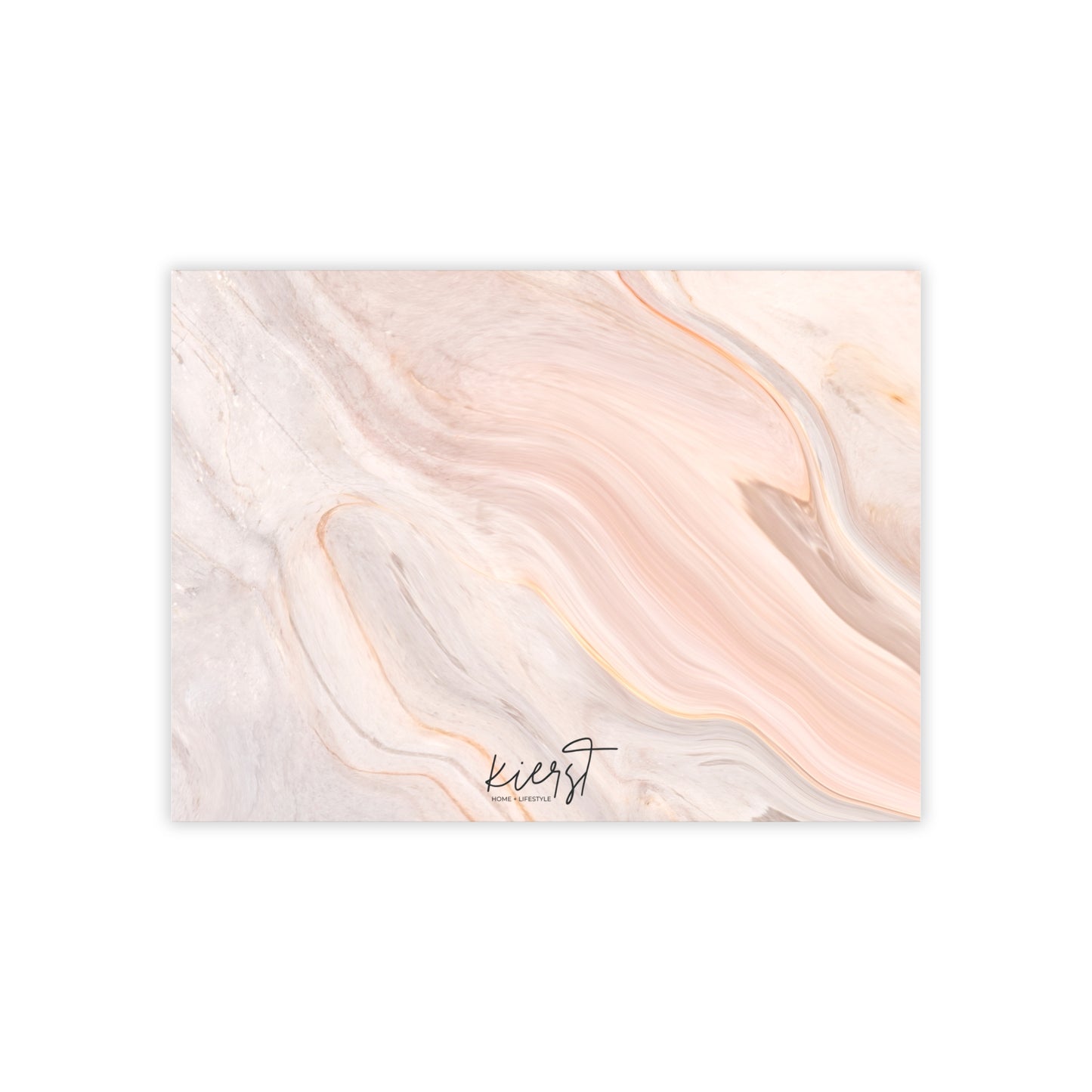Blush Swirl Marble Post-it® Note Pad | Soft Pink Marble-Inspired Sticky Notes for Chic Desks